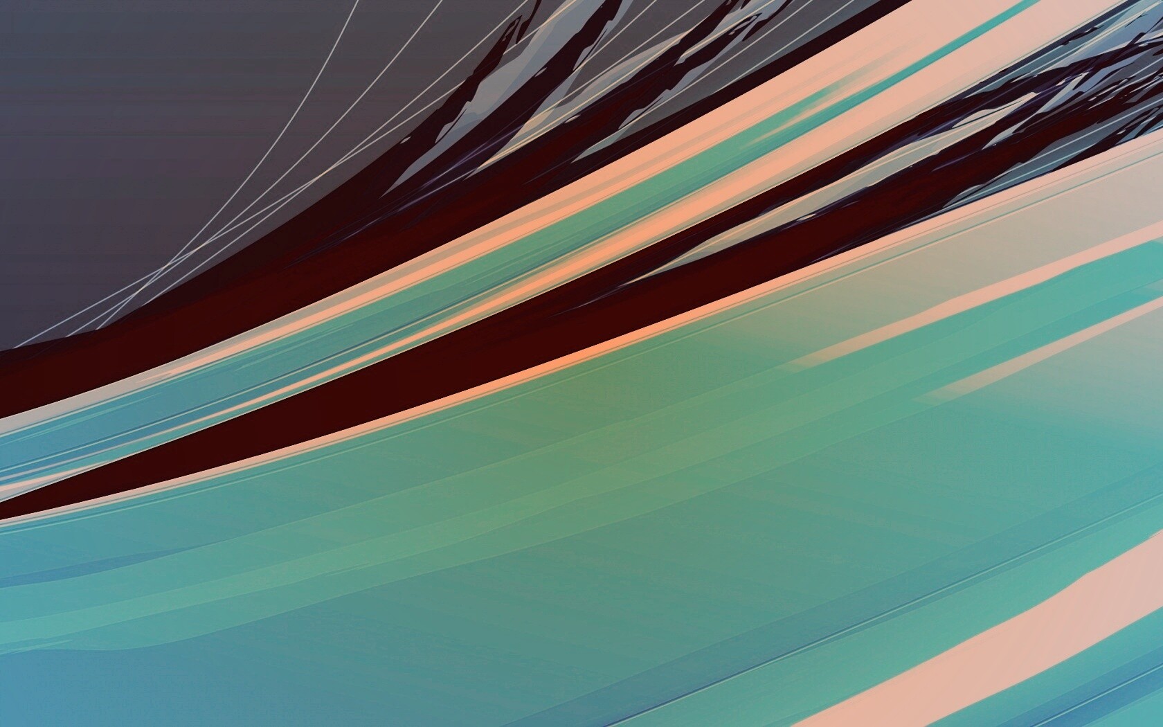 Синие и голубые линии обои