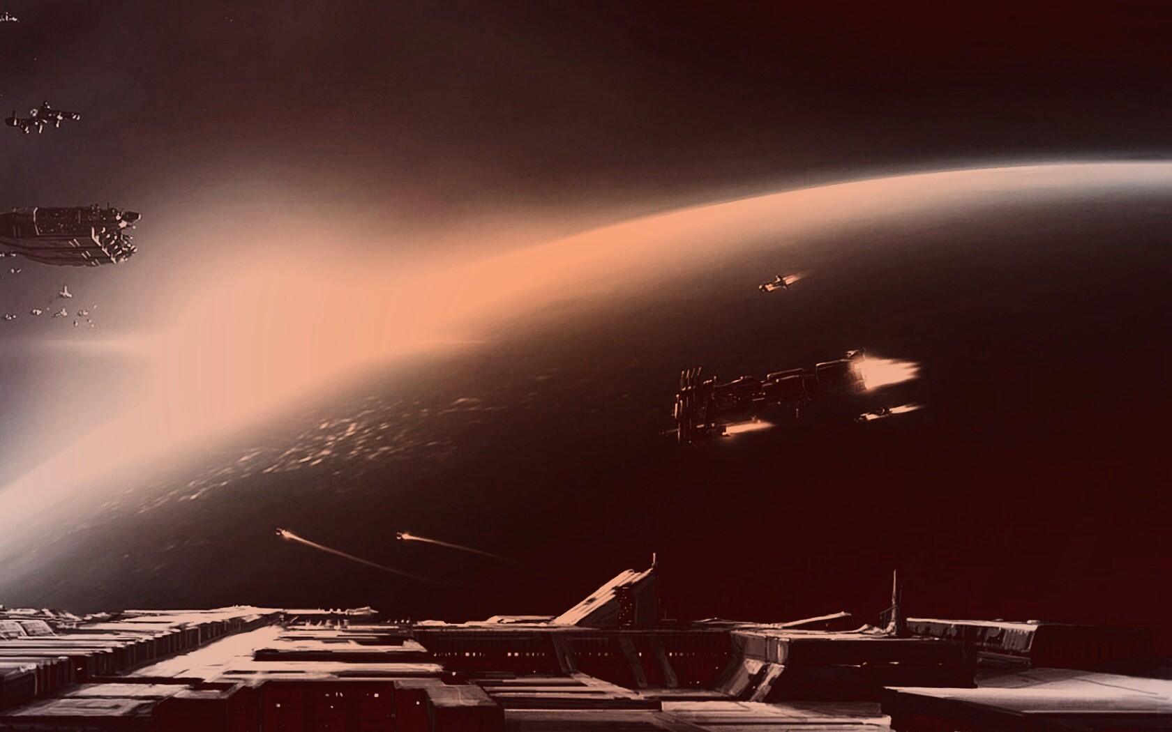 Космическая баталия обои