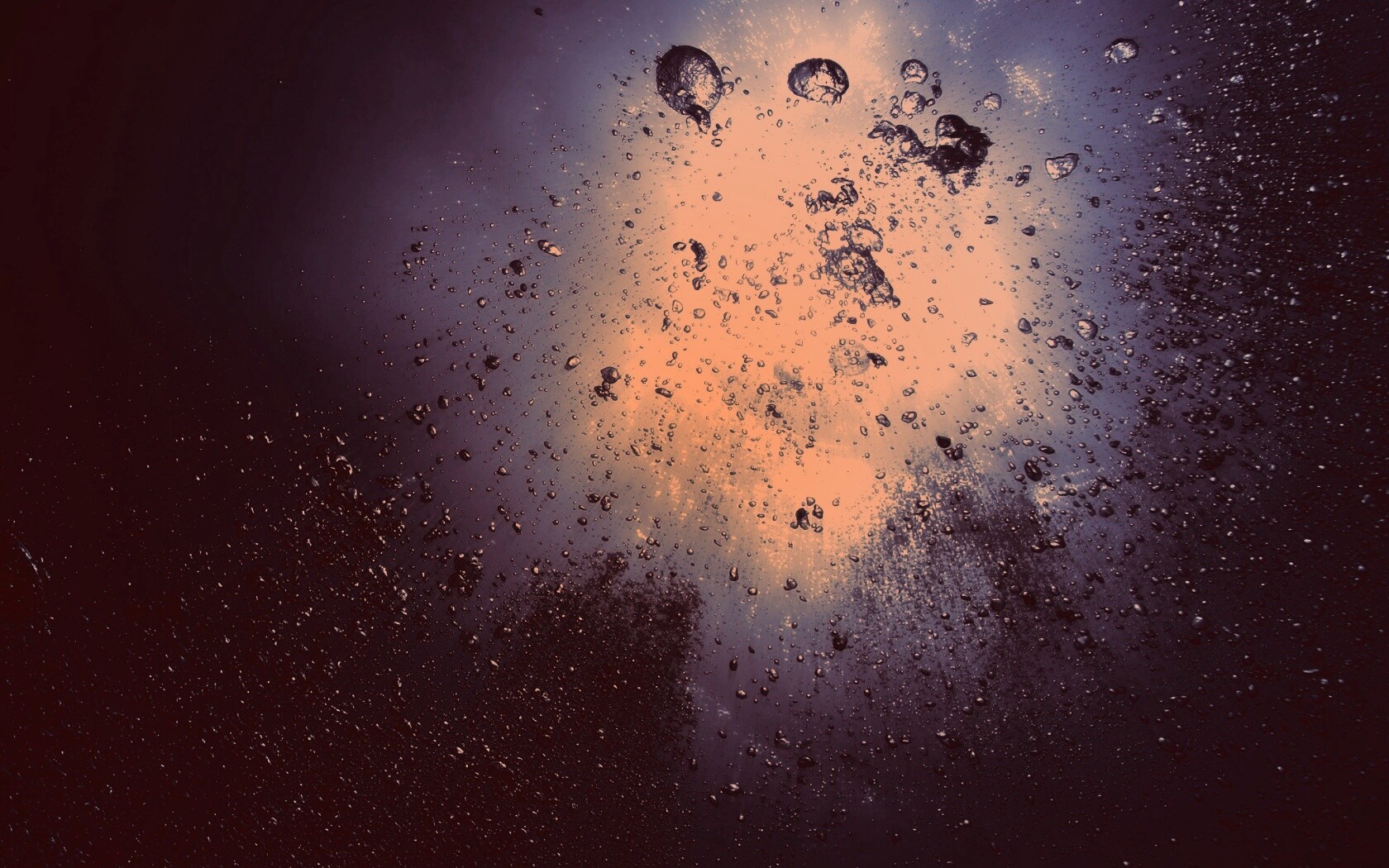 Всплывающие пузыри обои