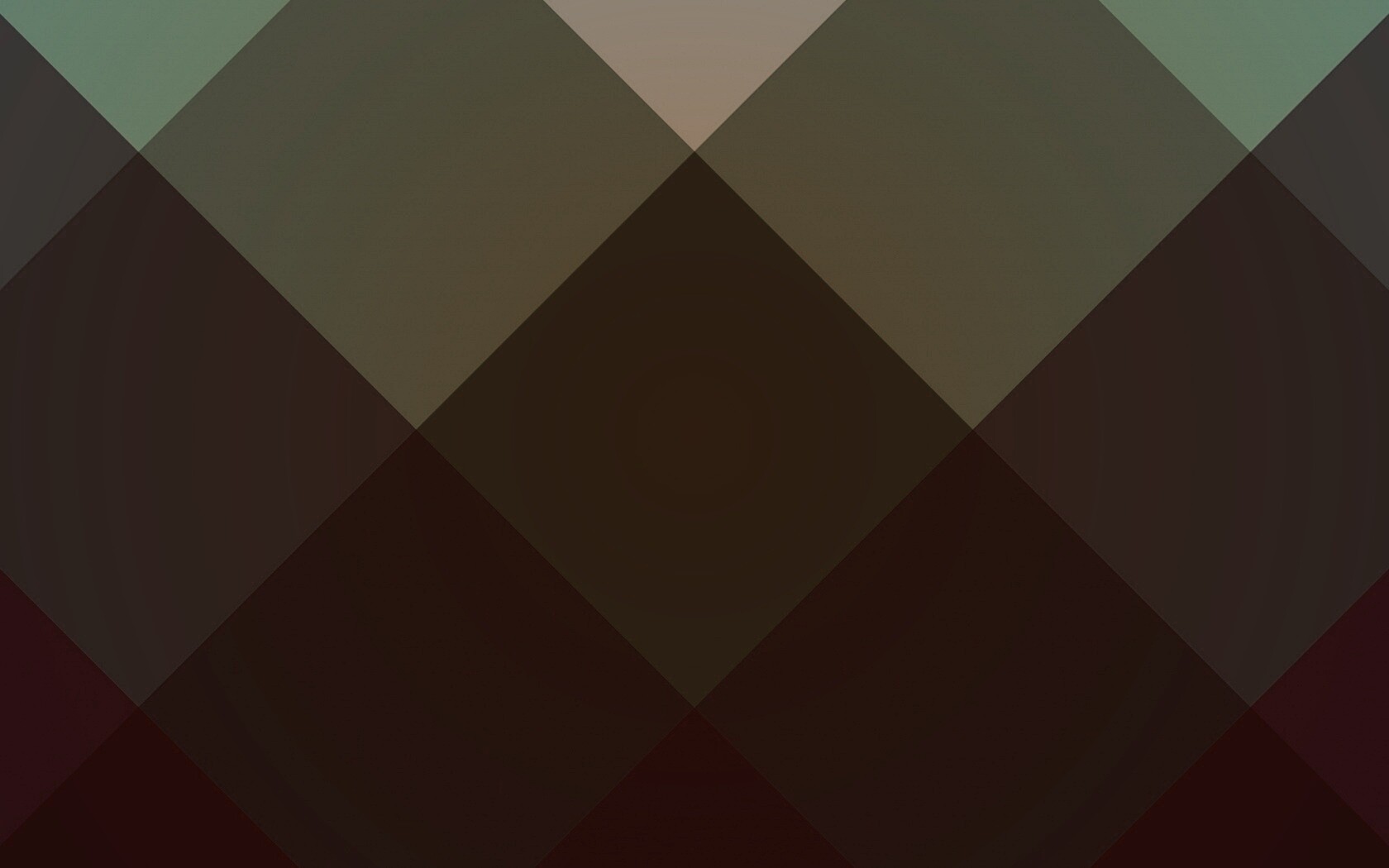 Зелёные ромбы обои