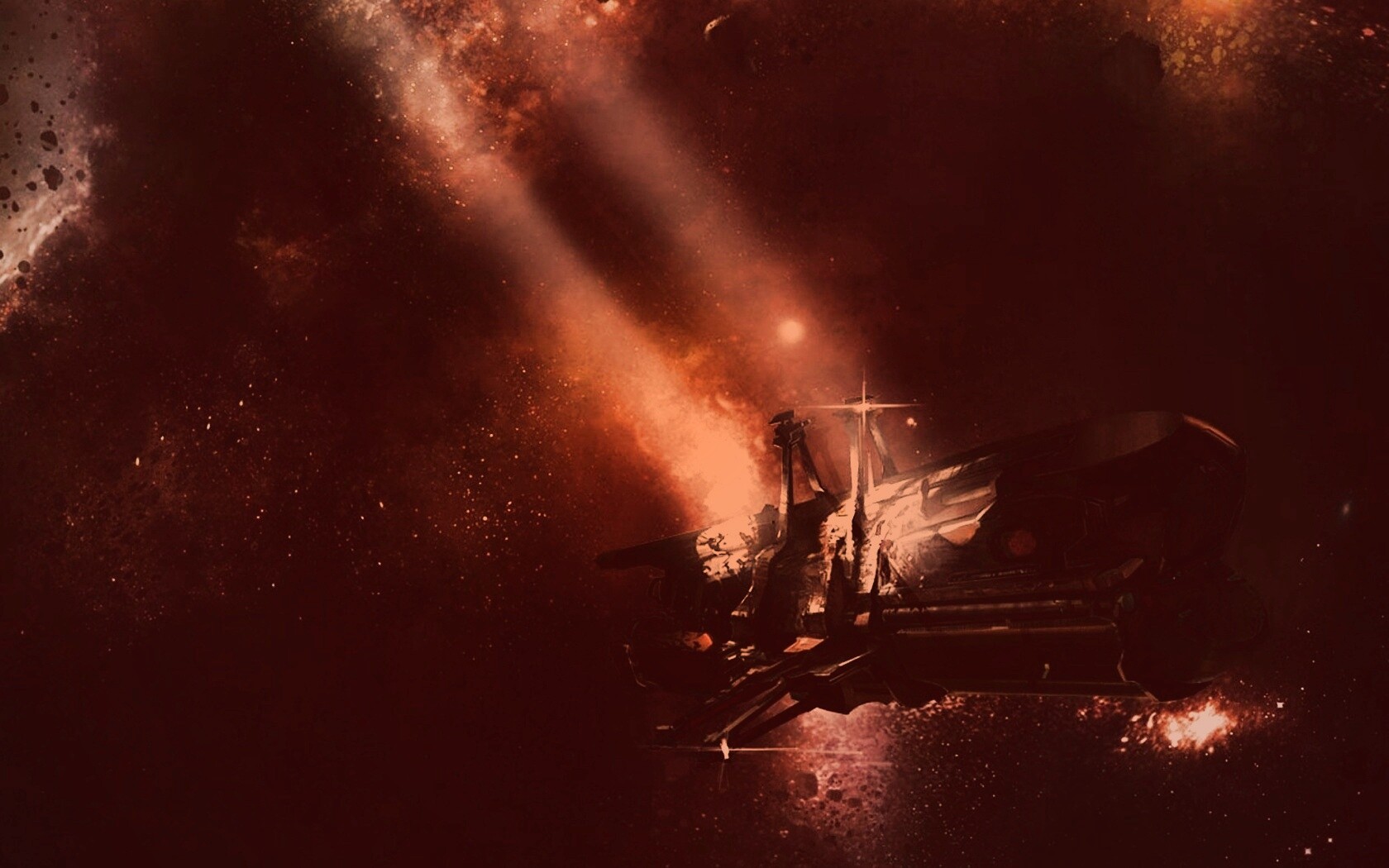 В космических глубинах обои