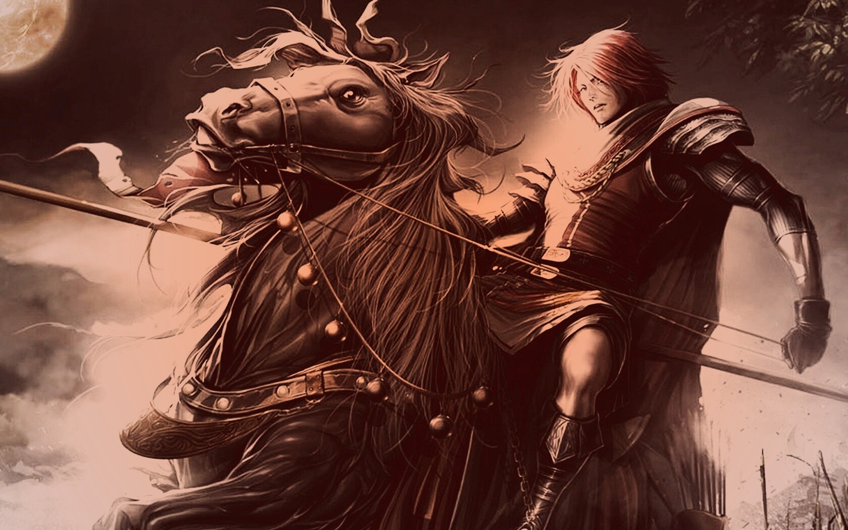 Рыцарь с копьем обои