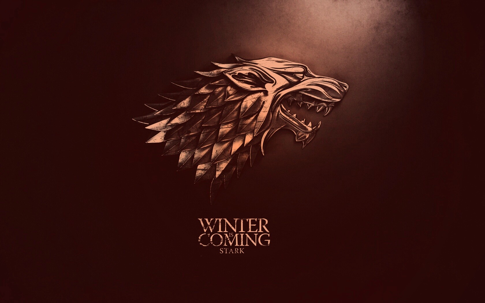 Металлический герб дома Старков обои