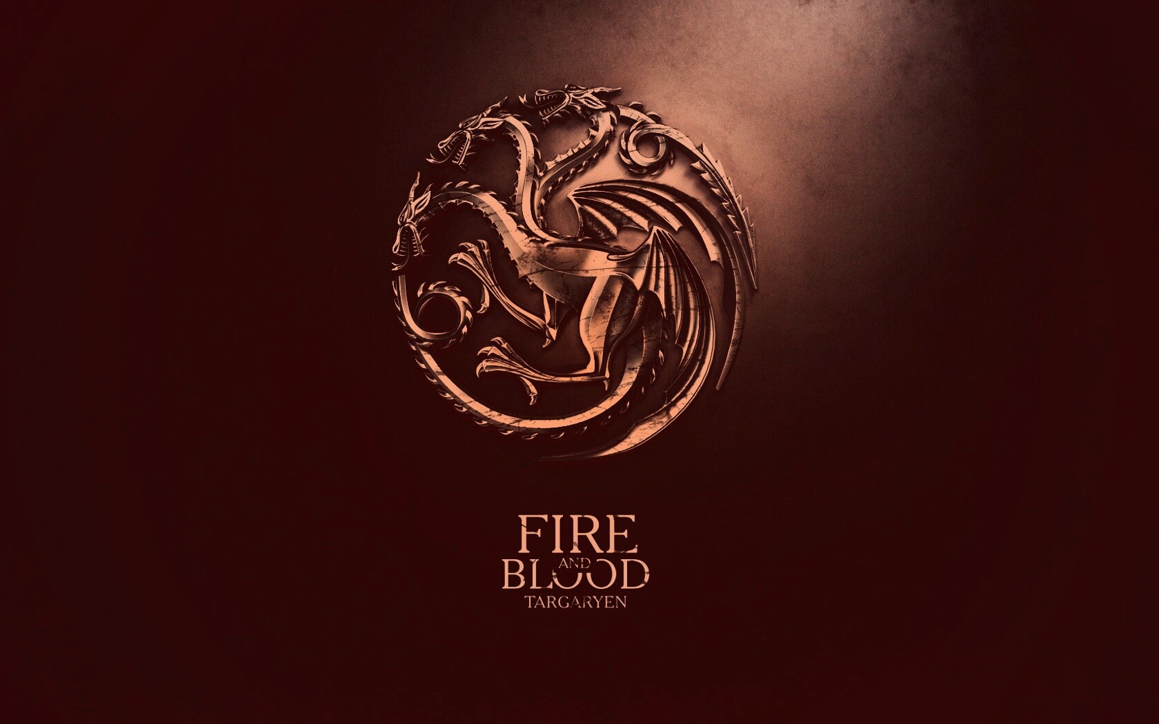 Металлический герб дома Таргариен обои
