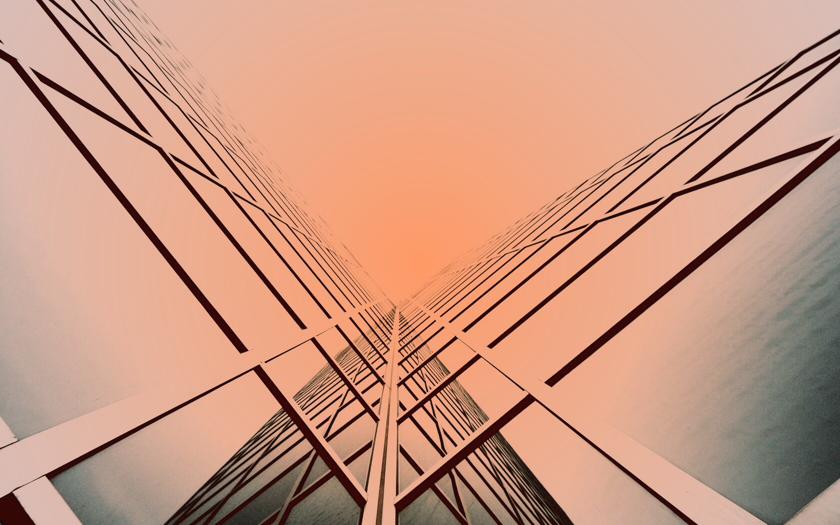 Стекло и сталь обои