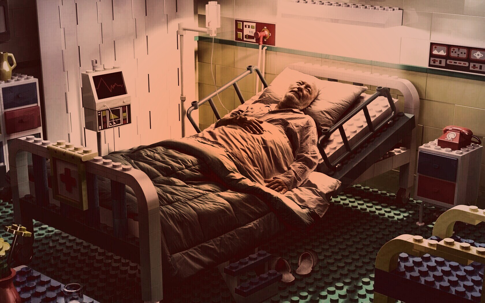 Лего больница обои