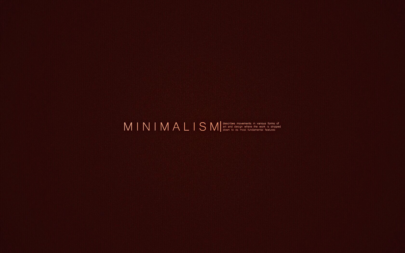 Минимализм обои