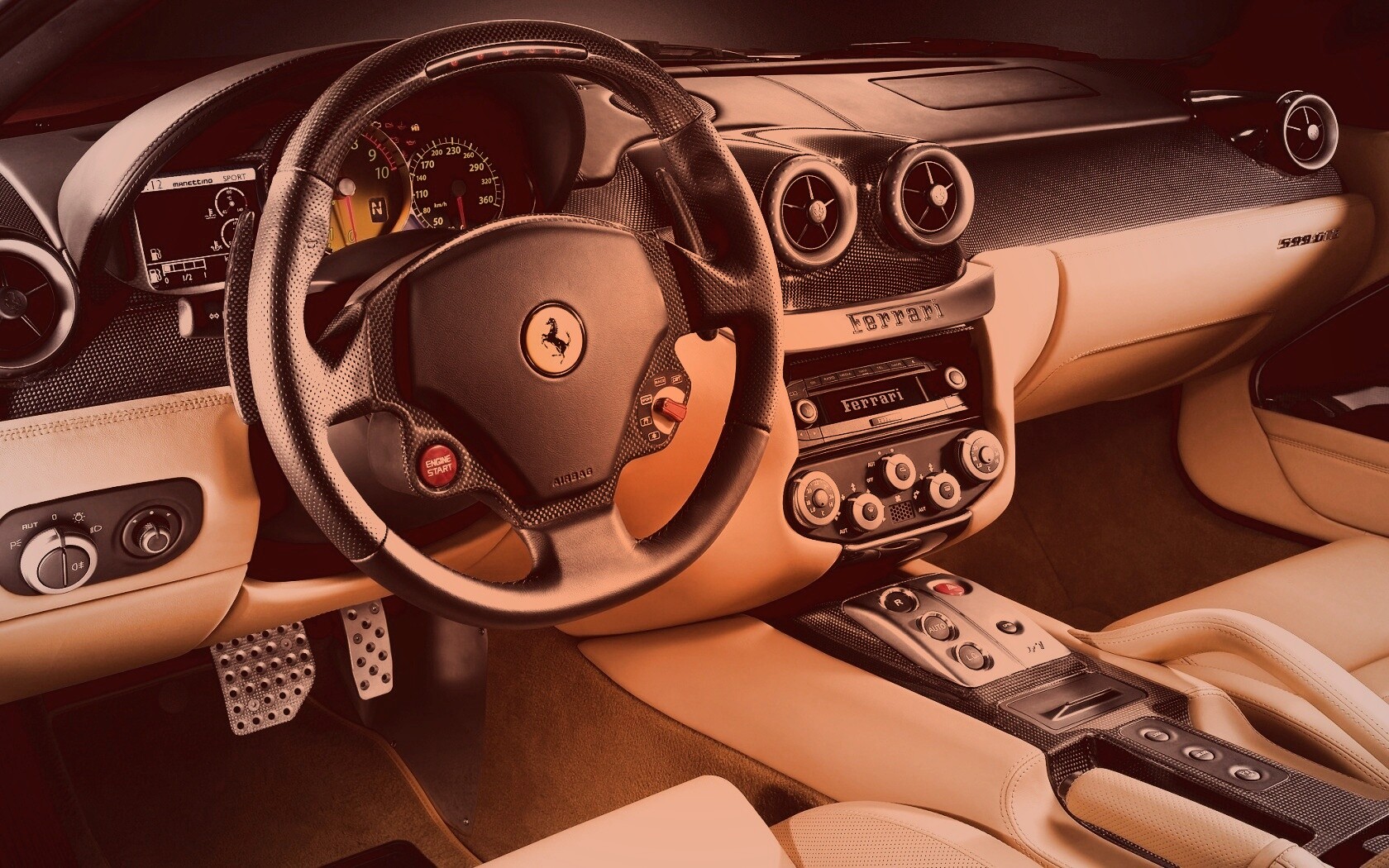 Салон феррари обои