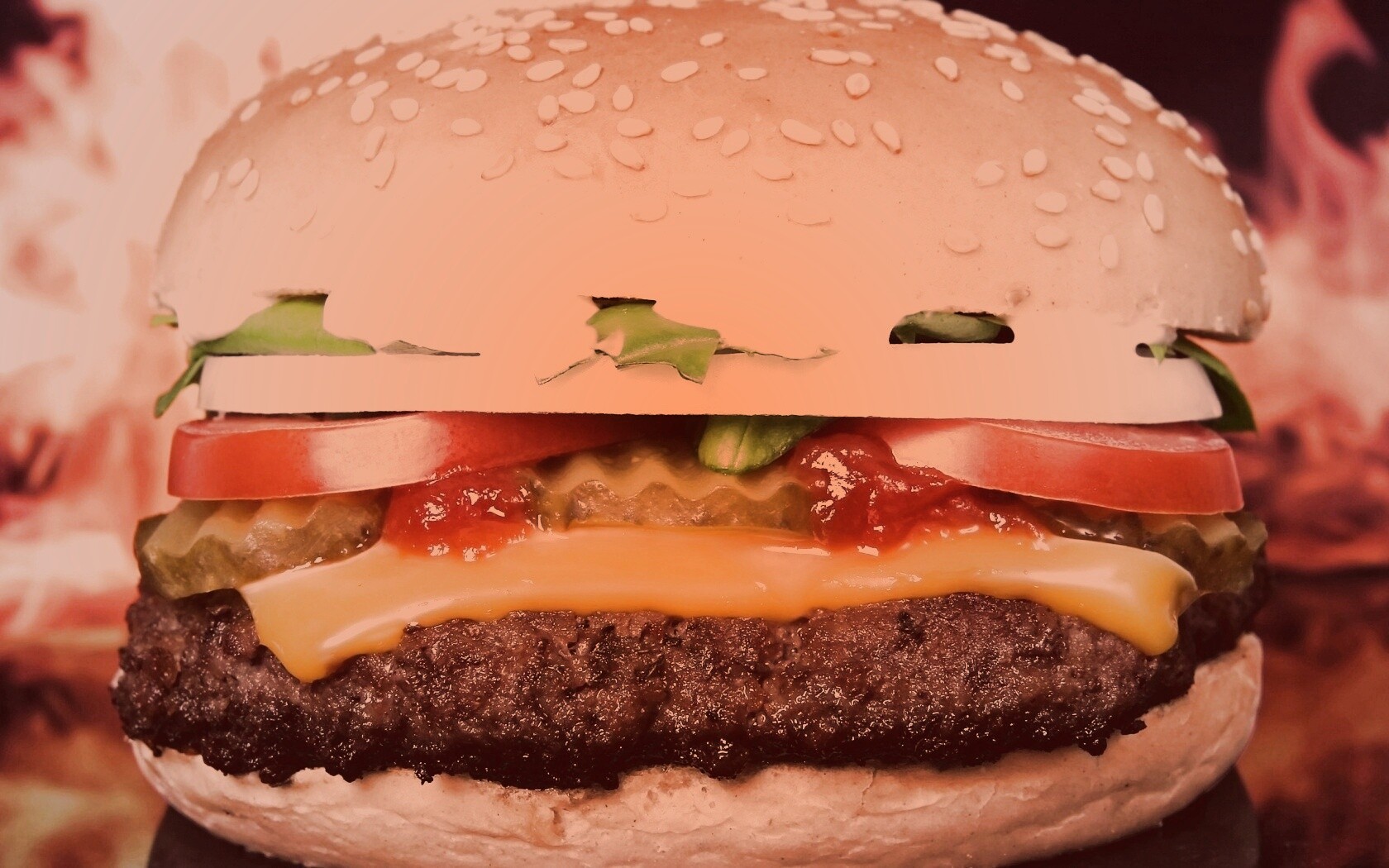 Чизбургер обои