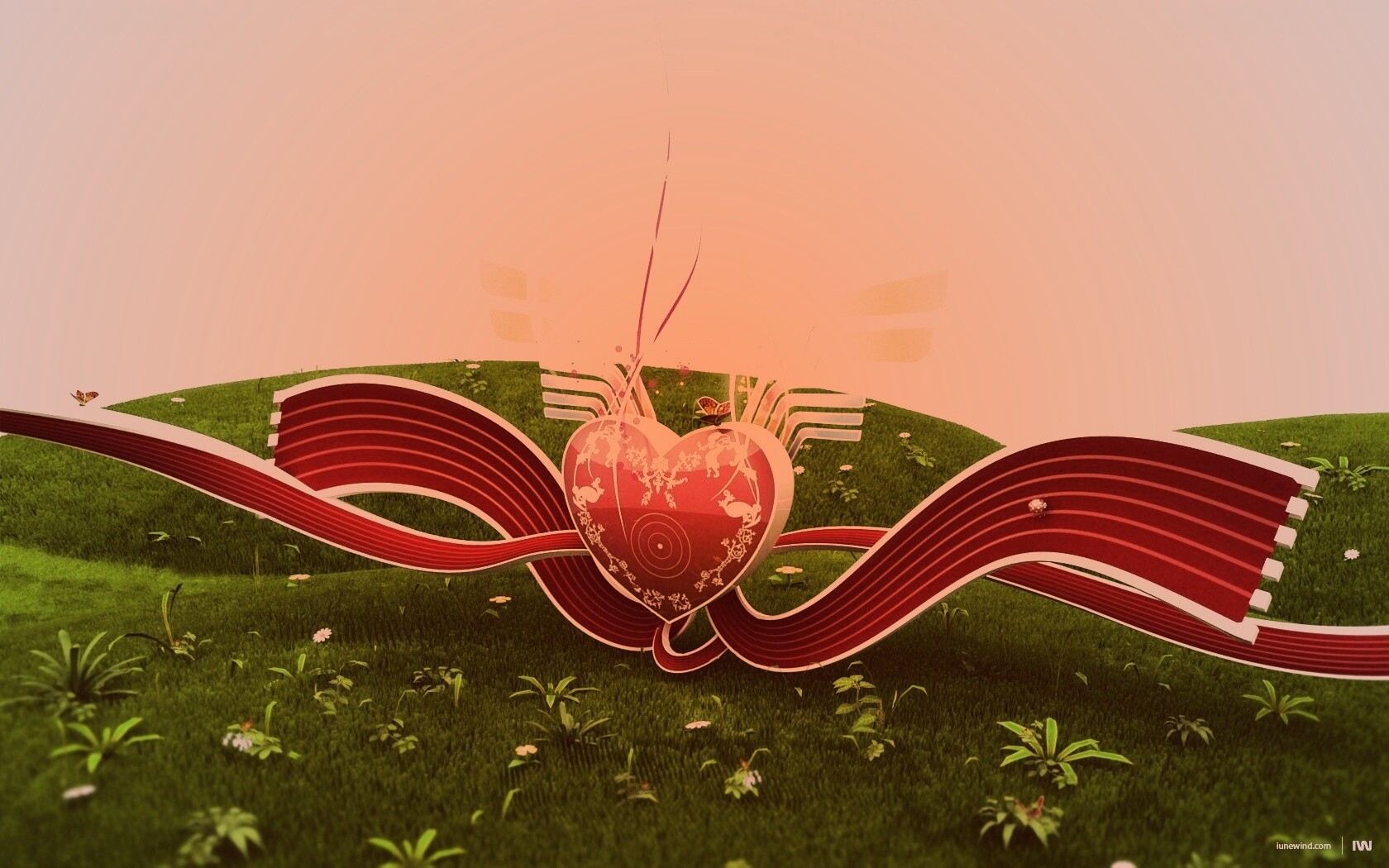 Валентинка обои