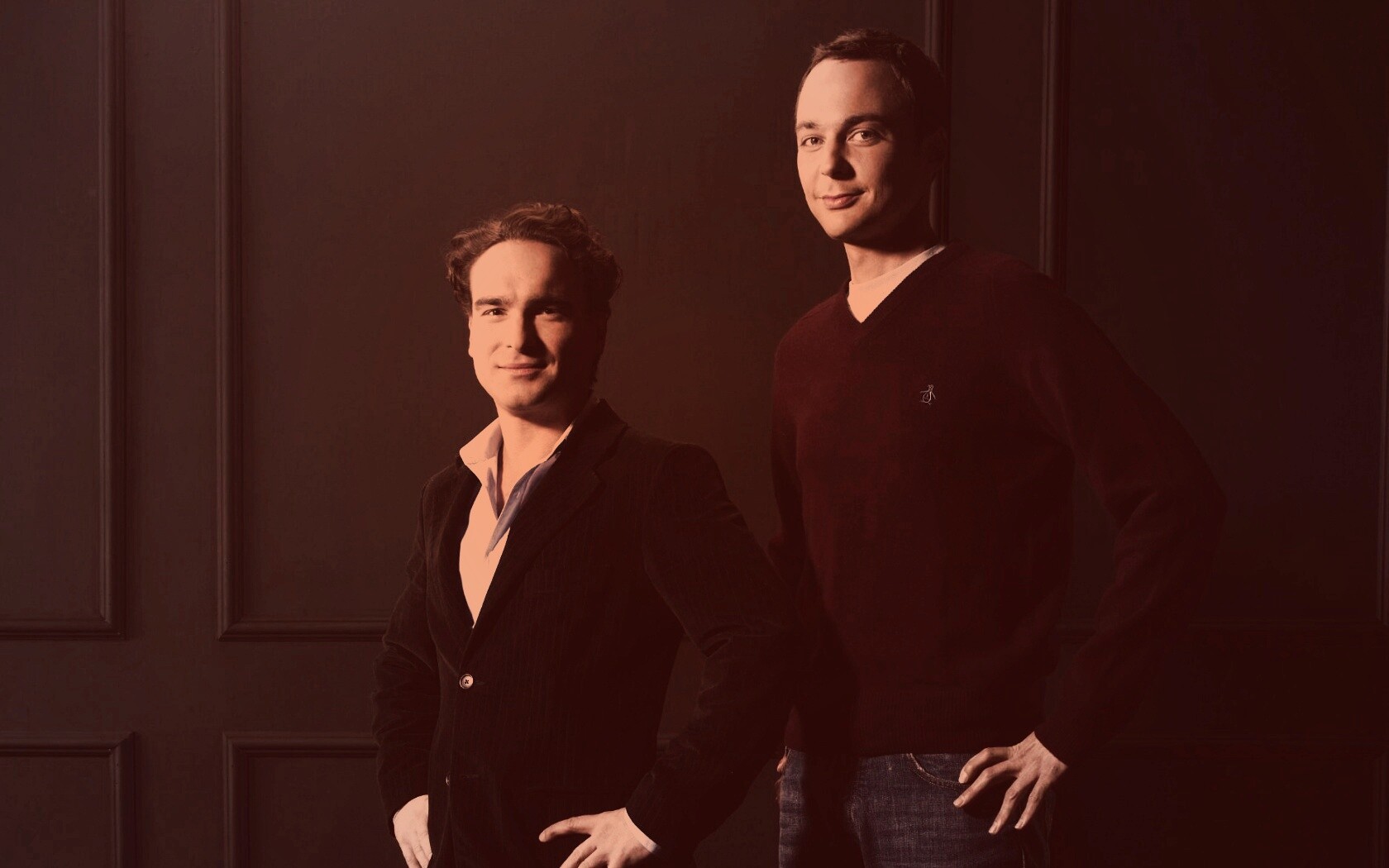 Джонни Галаки и Джим Парсонс обои