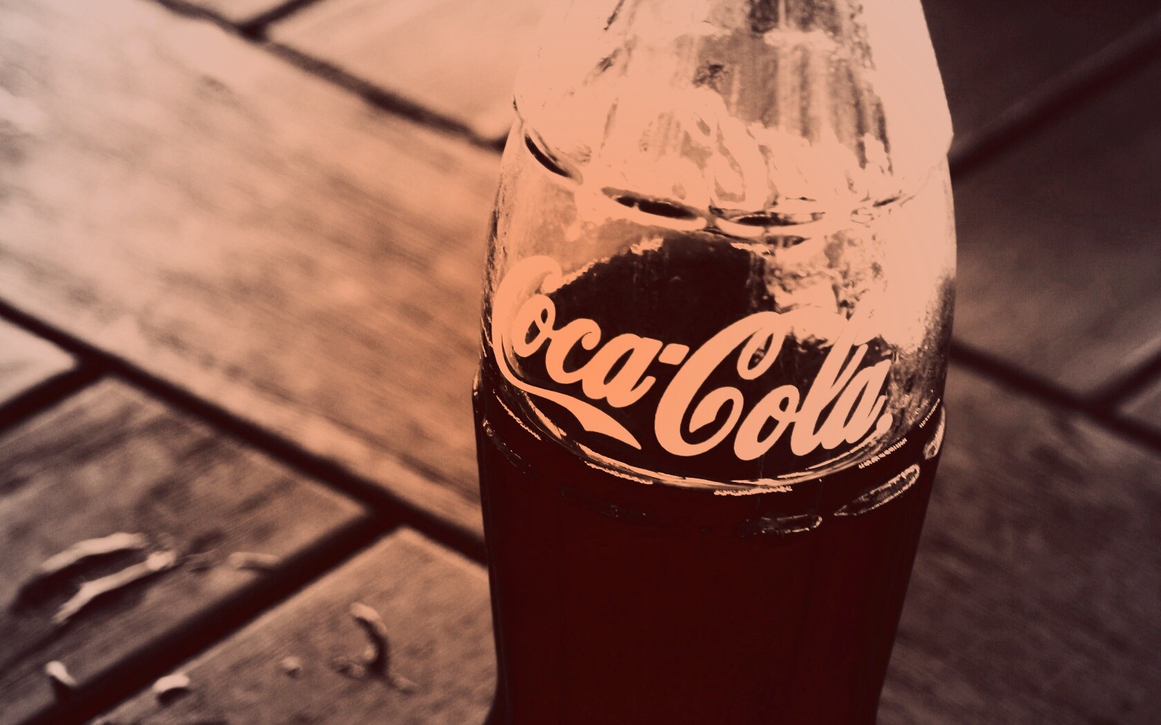 Бутылка Coca-Cola обои