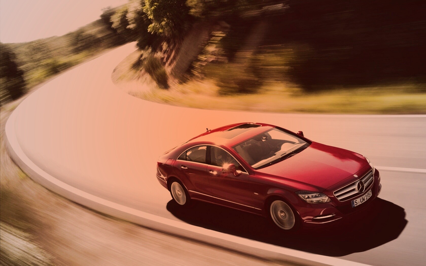 Mercedes CLS 550 обои