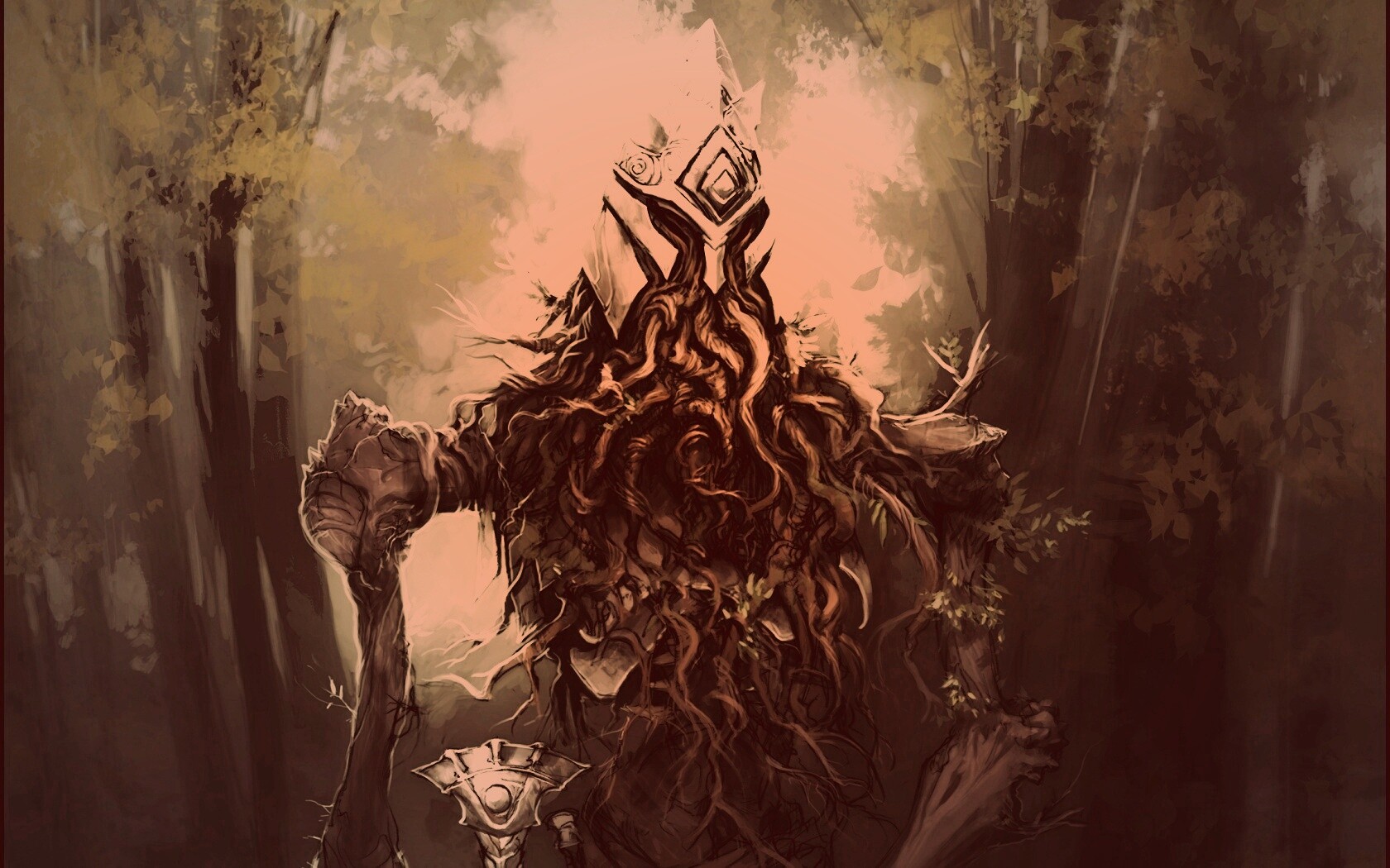 Зеленый король обои