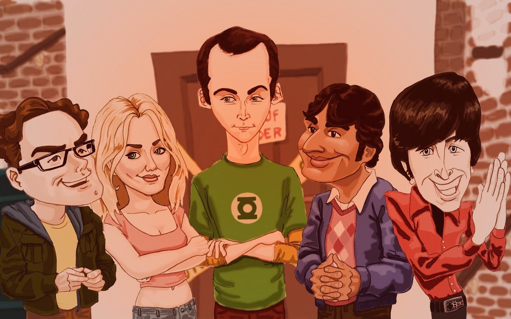 Теория большого взрыва (рисунок) обои