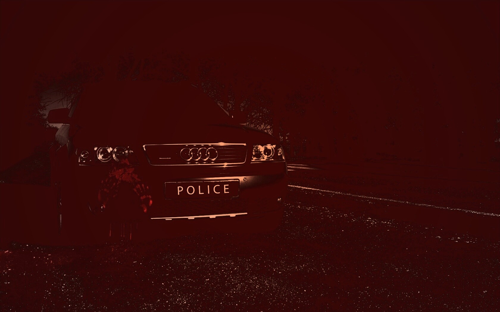 Сбившая человека машина обои