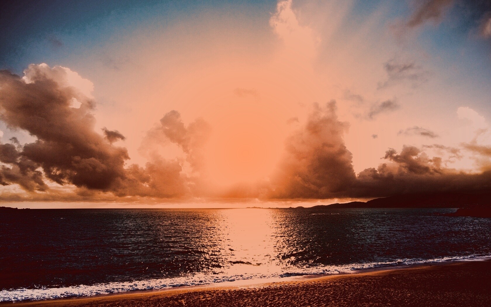 Солнечный пляж обои