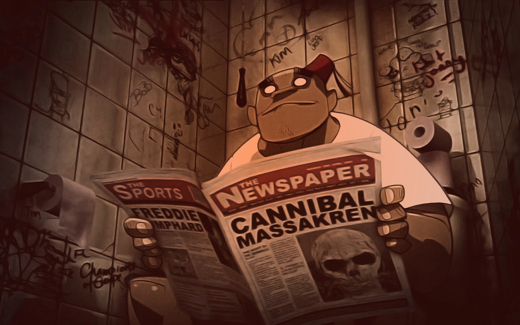 Рассел Хоббс из Gorillaz обои