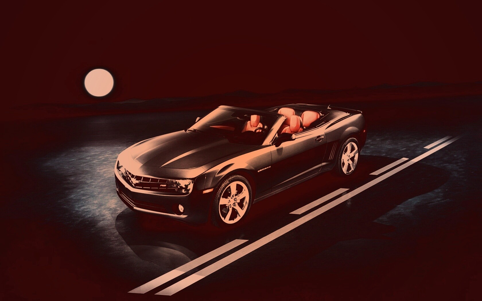 Chevrolet Camaro кабриолет обои