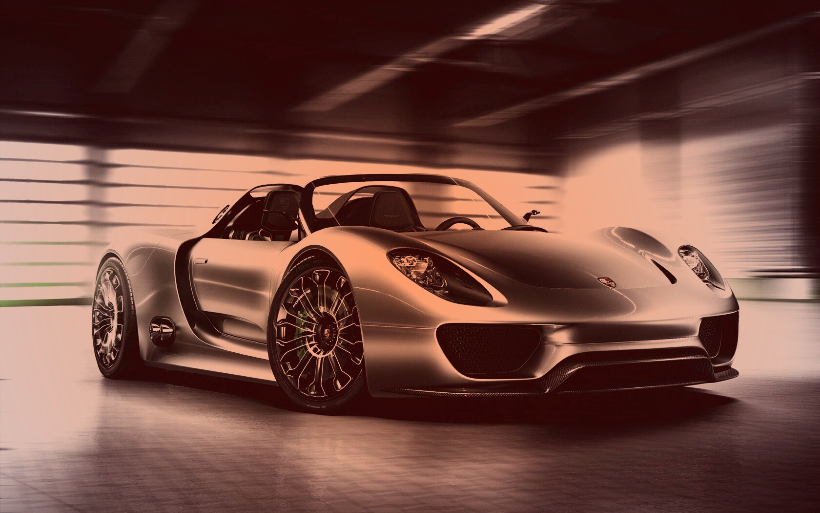 Porache 918 Spider обои