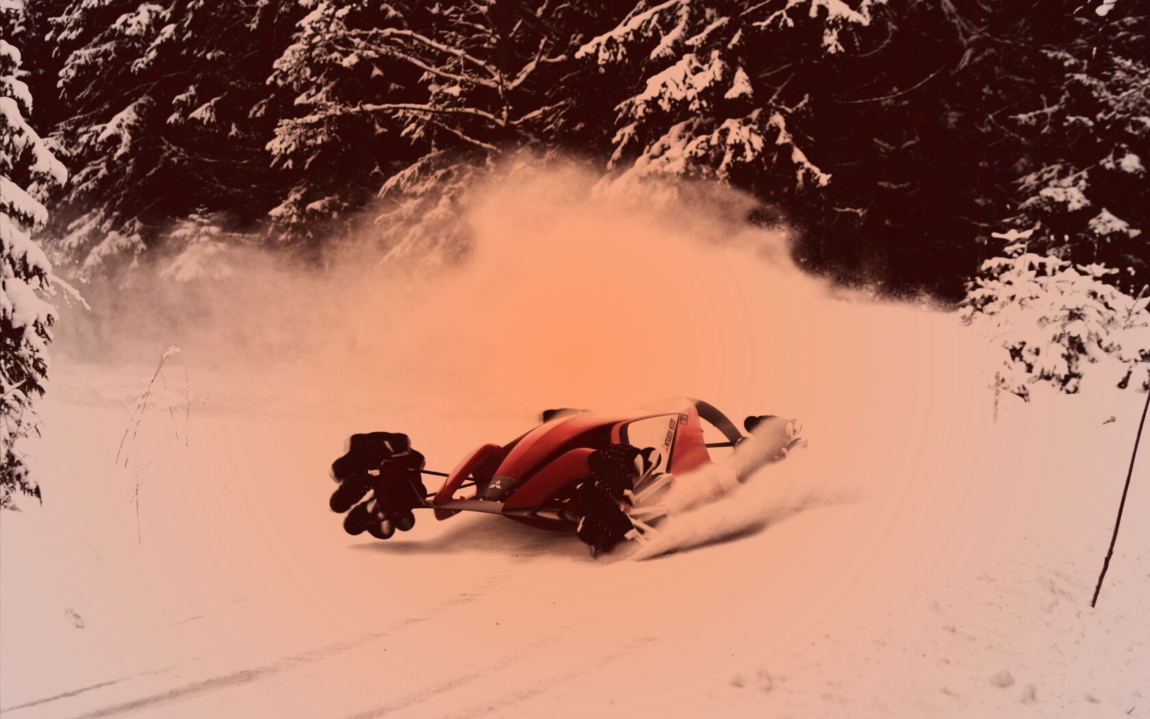 Концепт снегохода обои