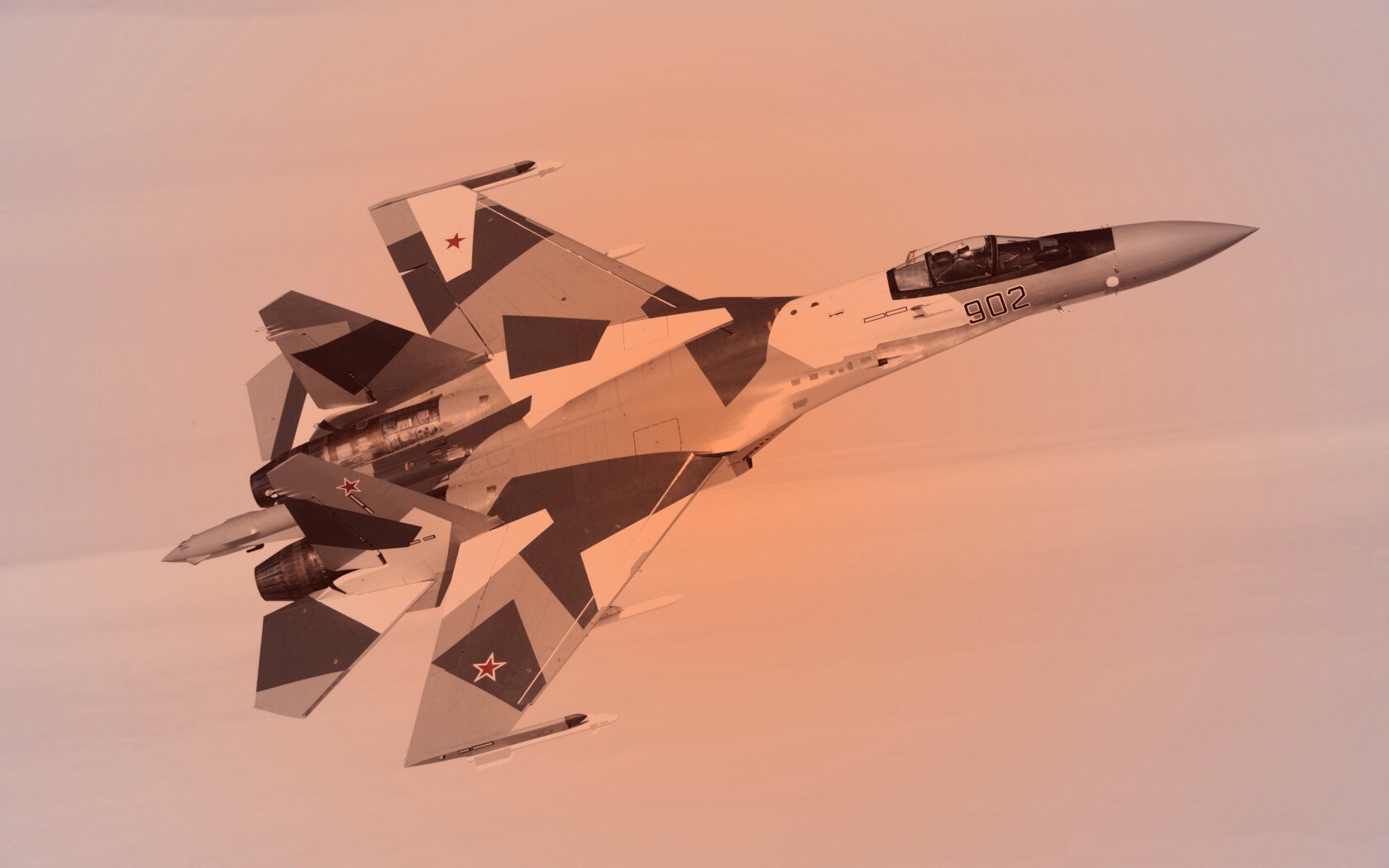 Полёт истребителя обои