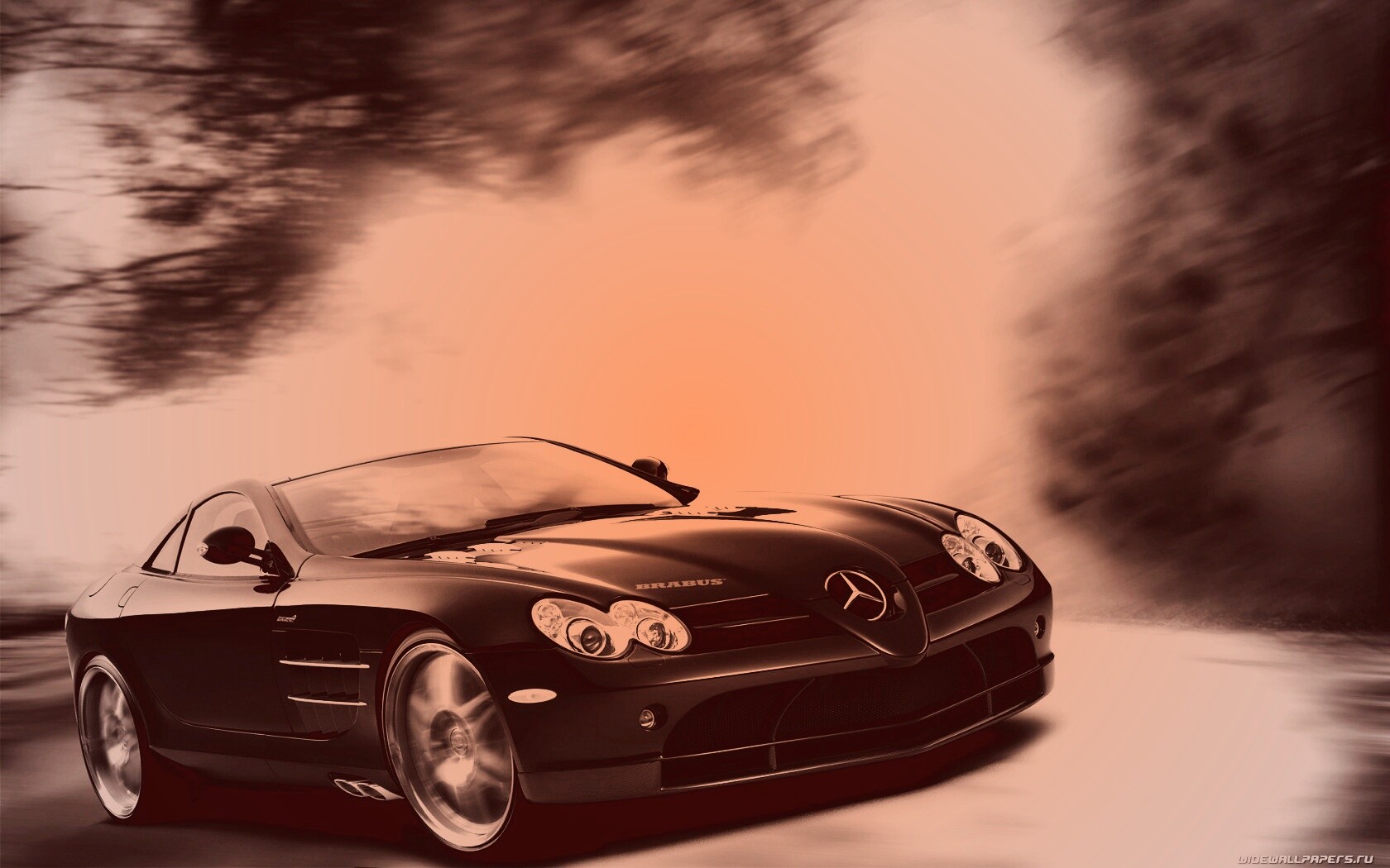 Двухместный мерседес обои