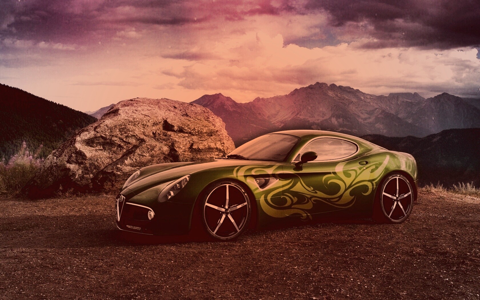 Альфа-ромео обои