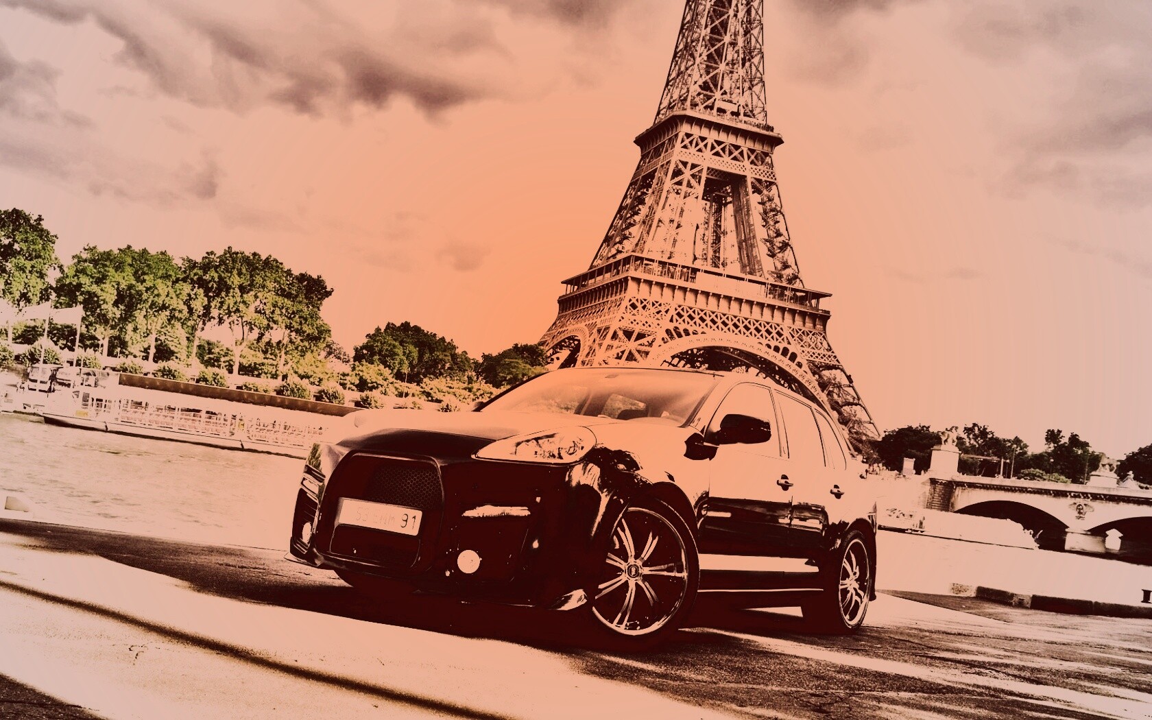 Кроссовер Porsche обои