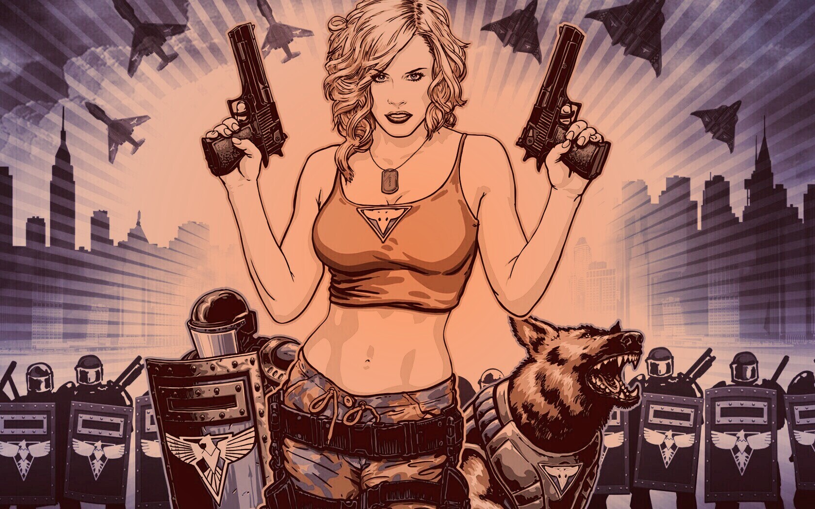 Таня из Red Alert 3 обои