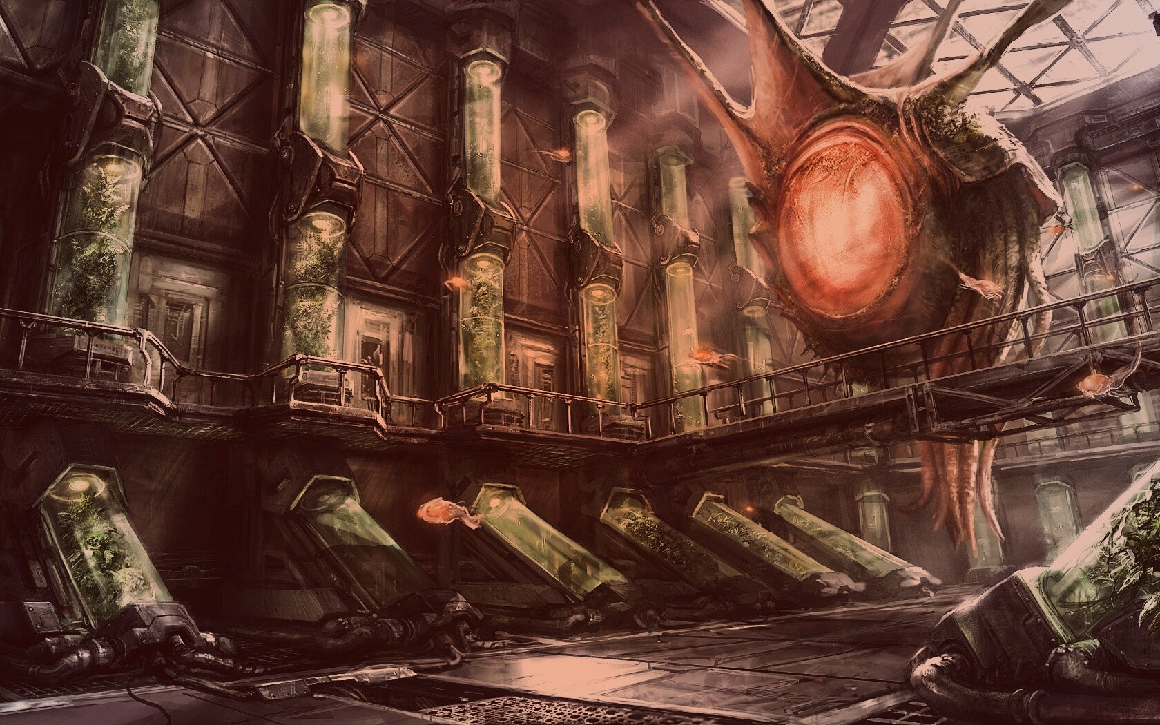 Саркофаги и нечто обои