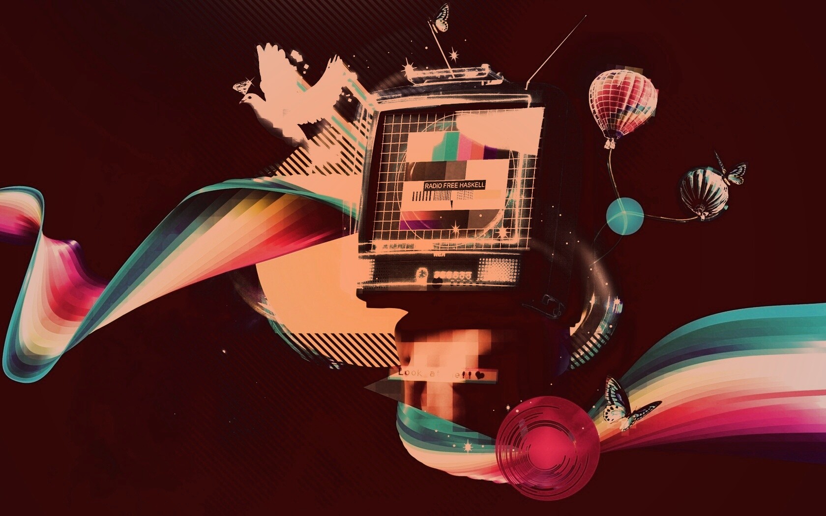 На телевизионной волне обои