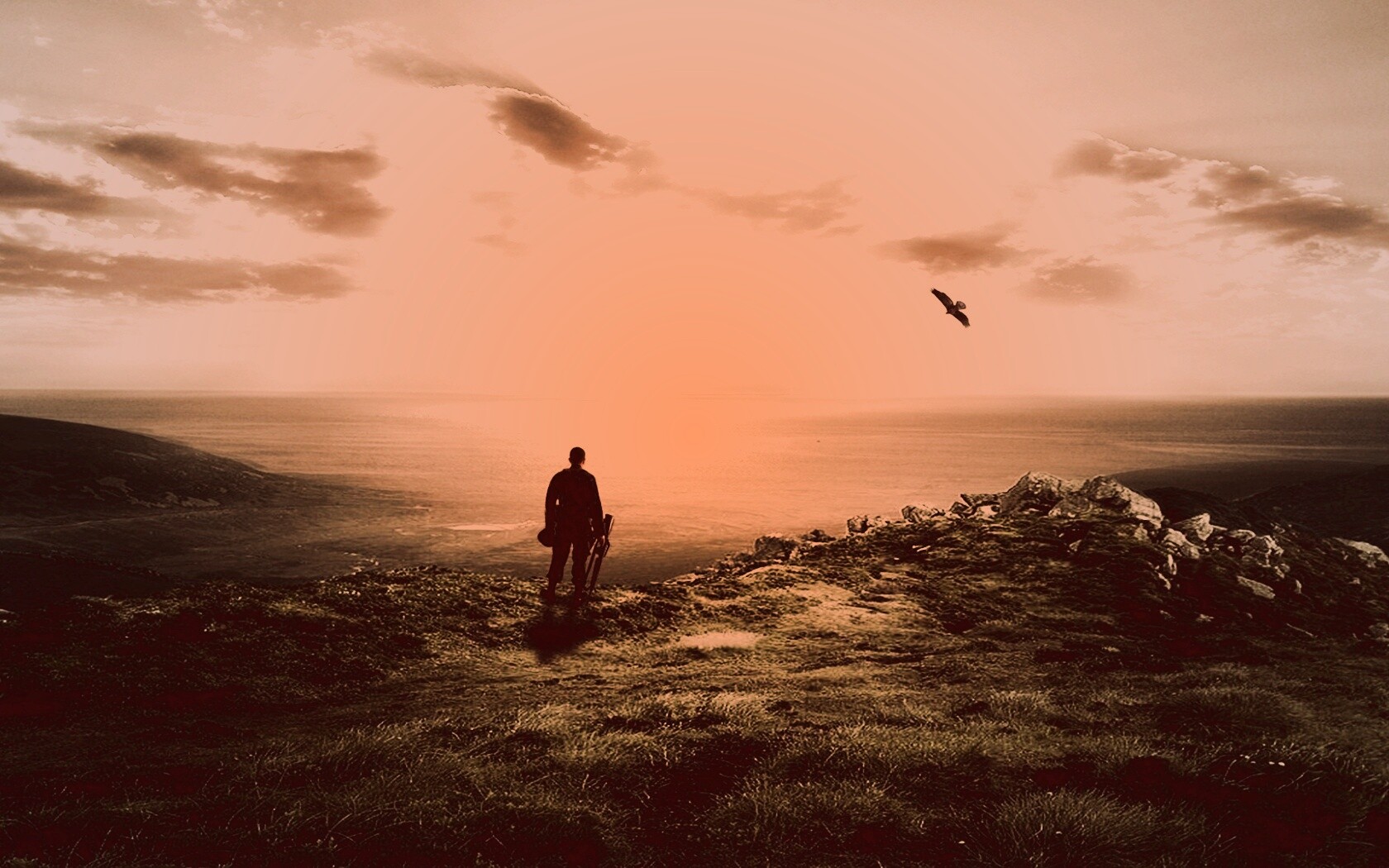 Солдат на краю света обои