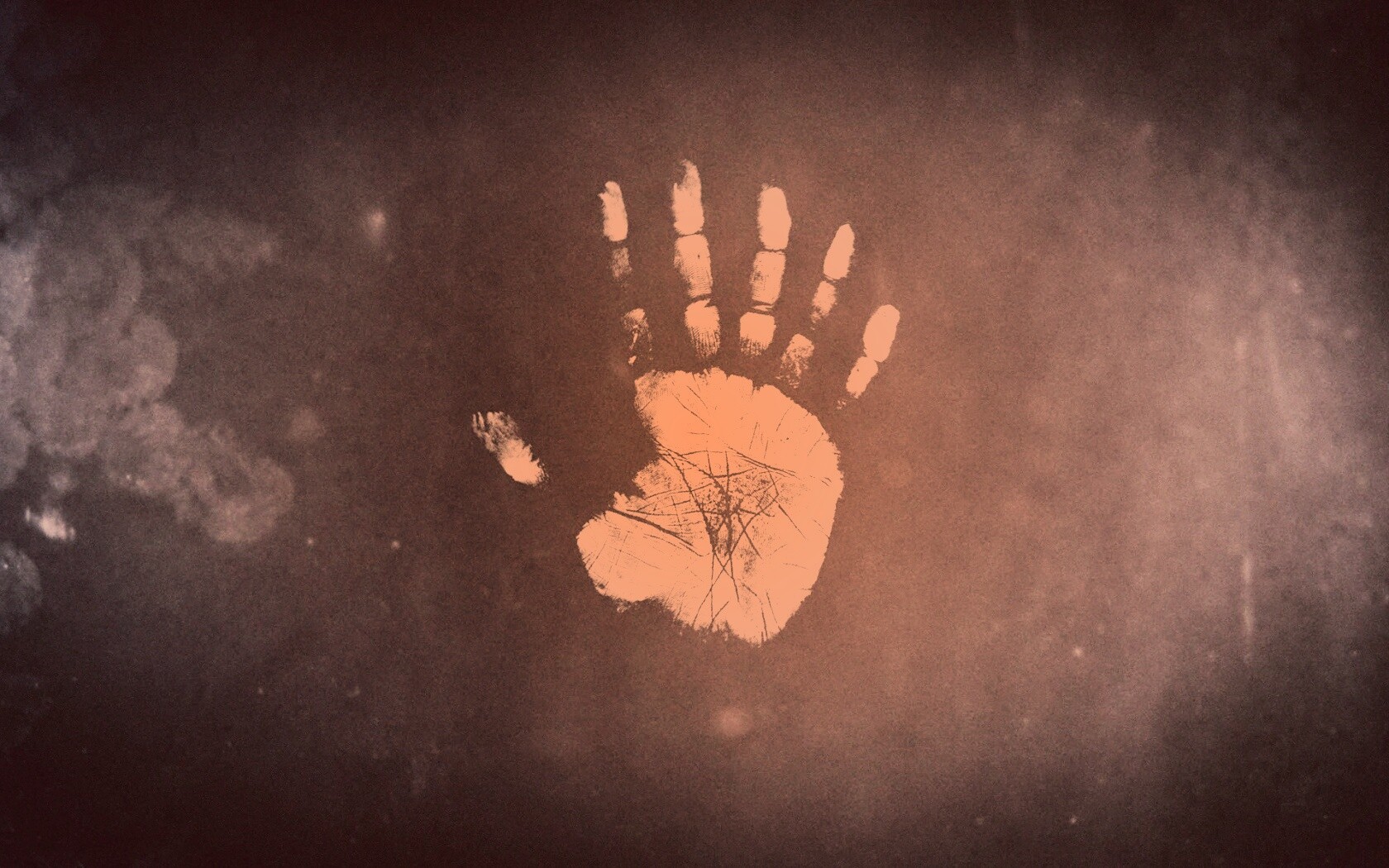 Необычный отпечаток руки обои