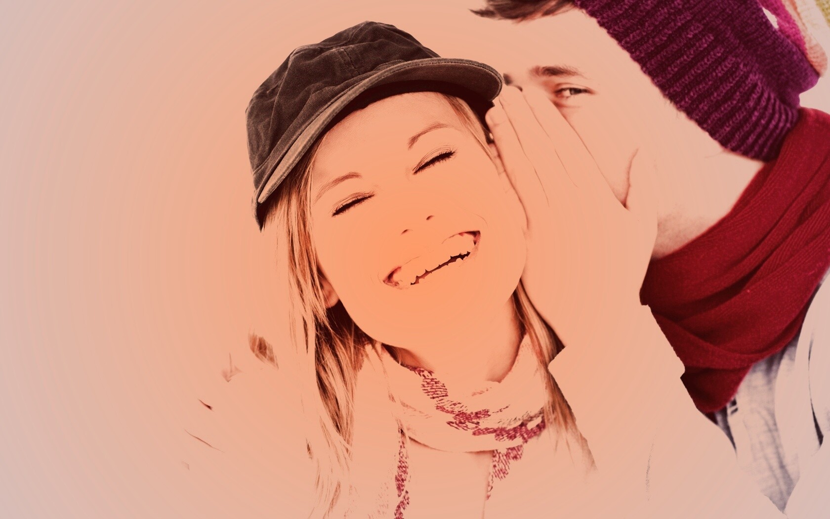 Шутка на ушко обои