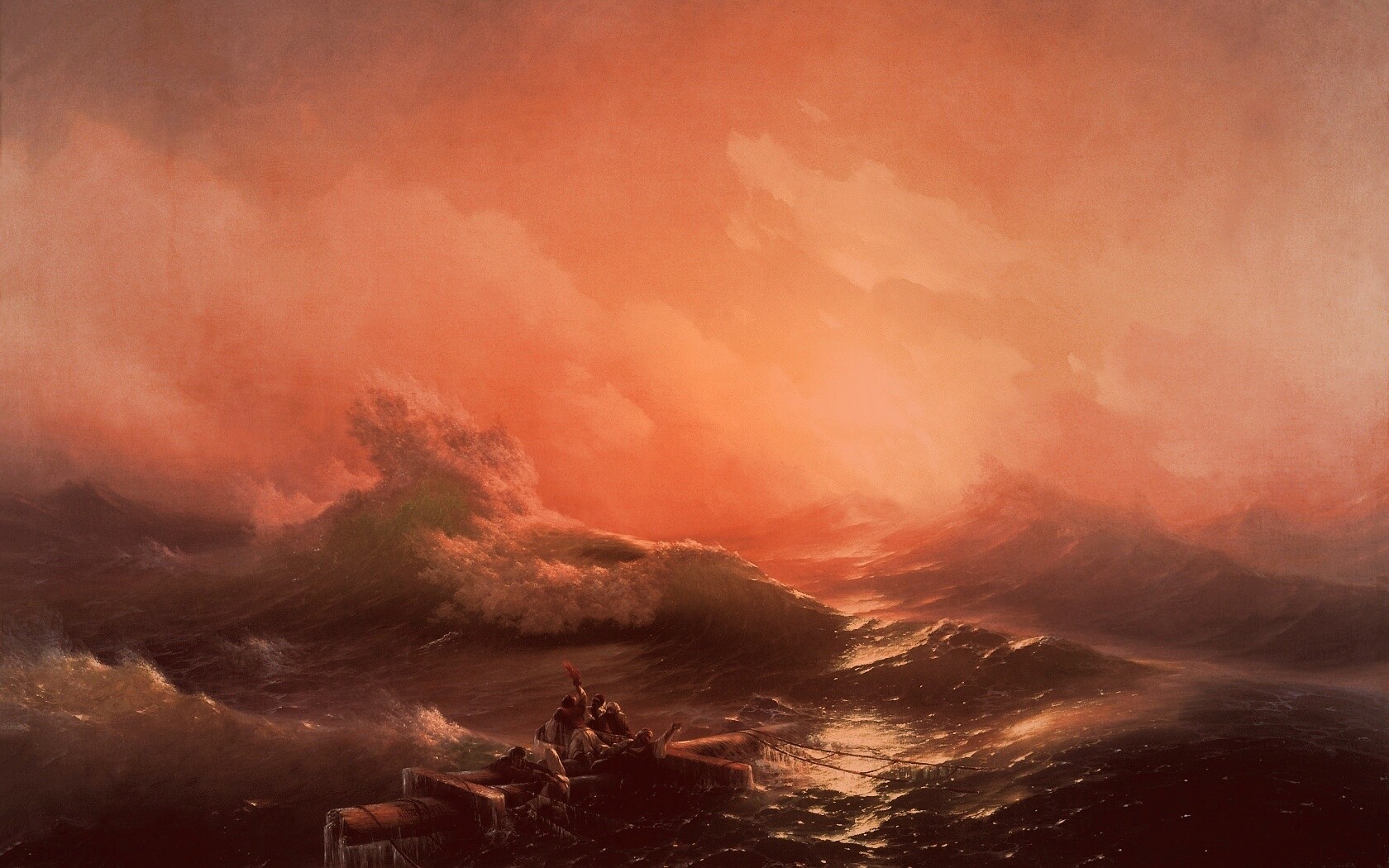 Айвазовский: Девятый вал обои