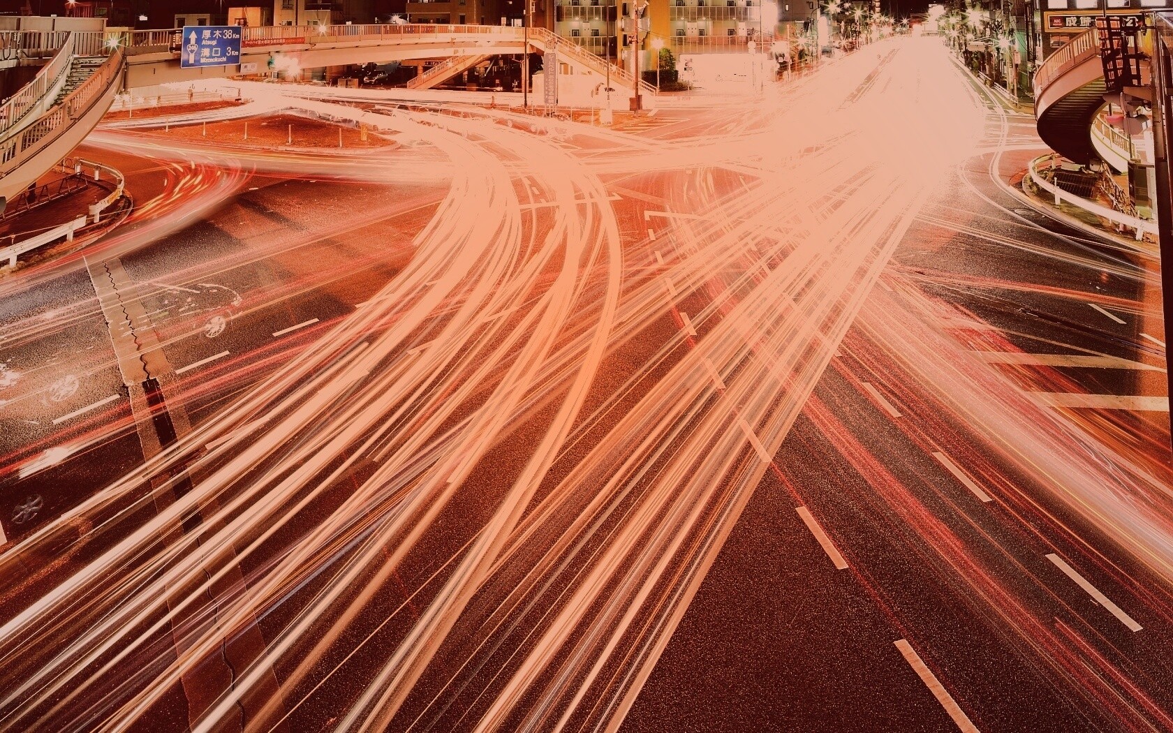 Ночная жизнь Токио обои