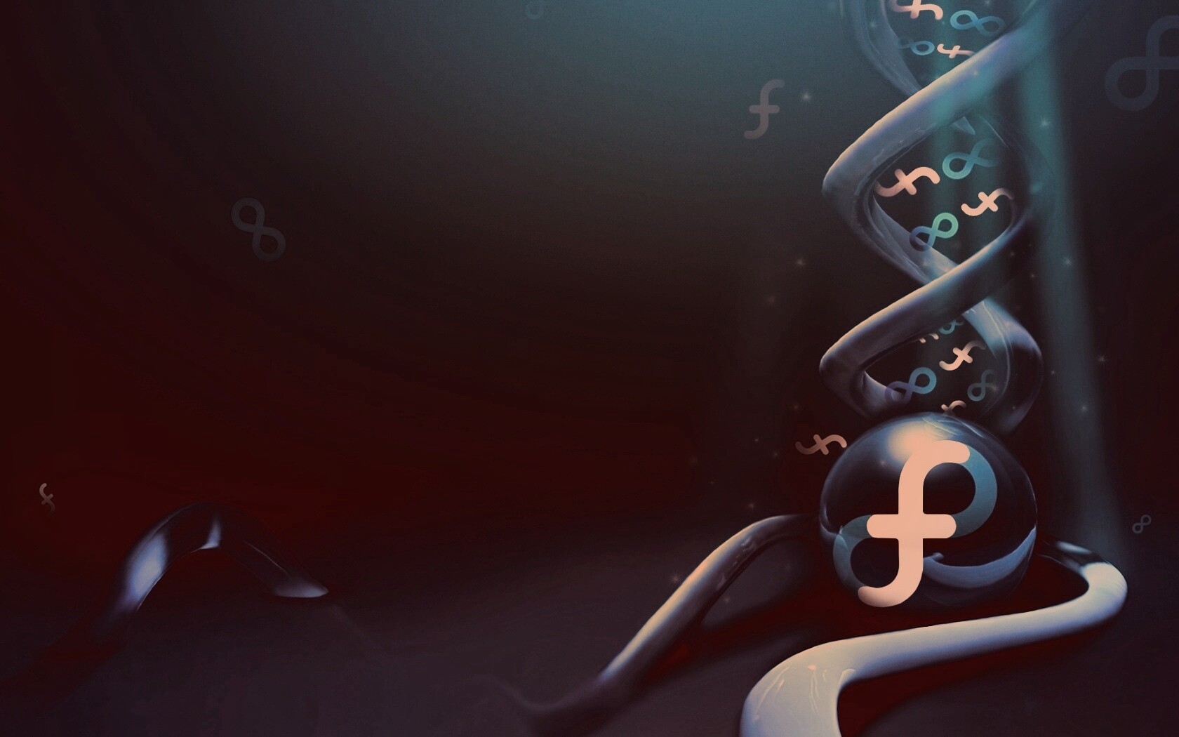 OS Fedora обои
