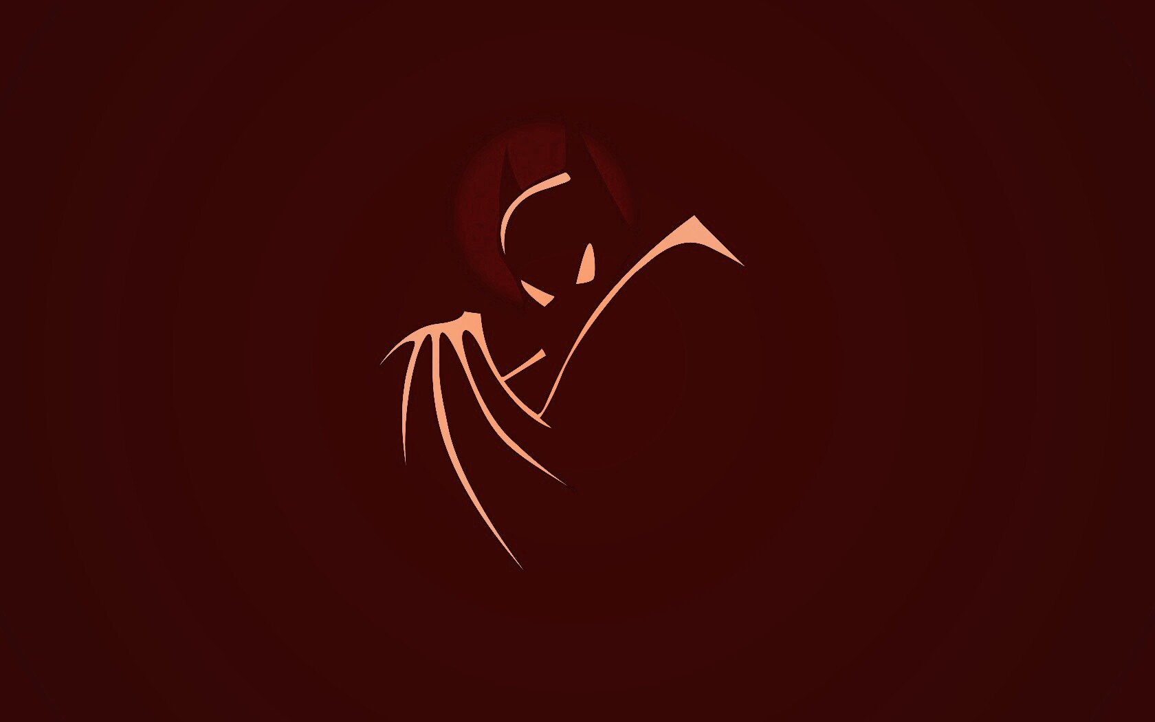 Логотип мультфильма о Бэтмене обои