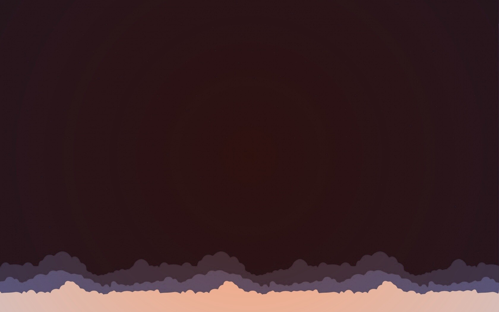 Над облаками в векторном стиле обои