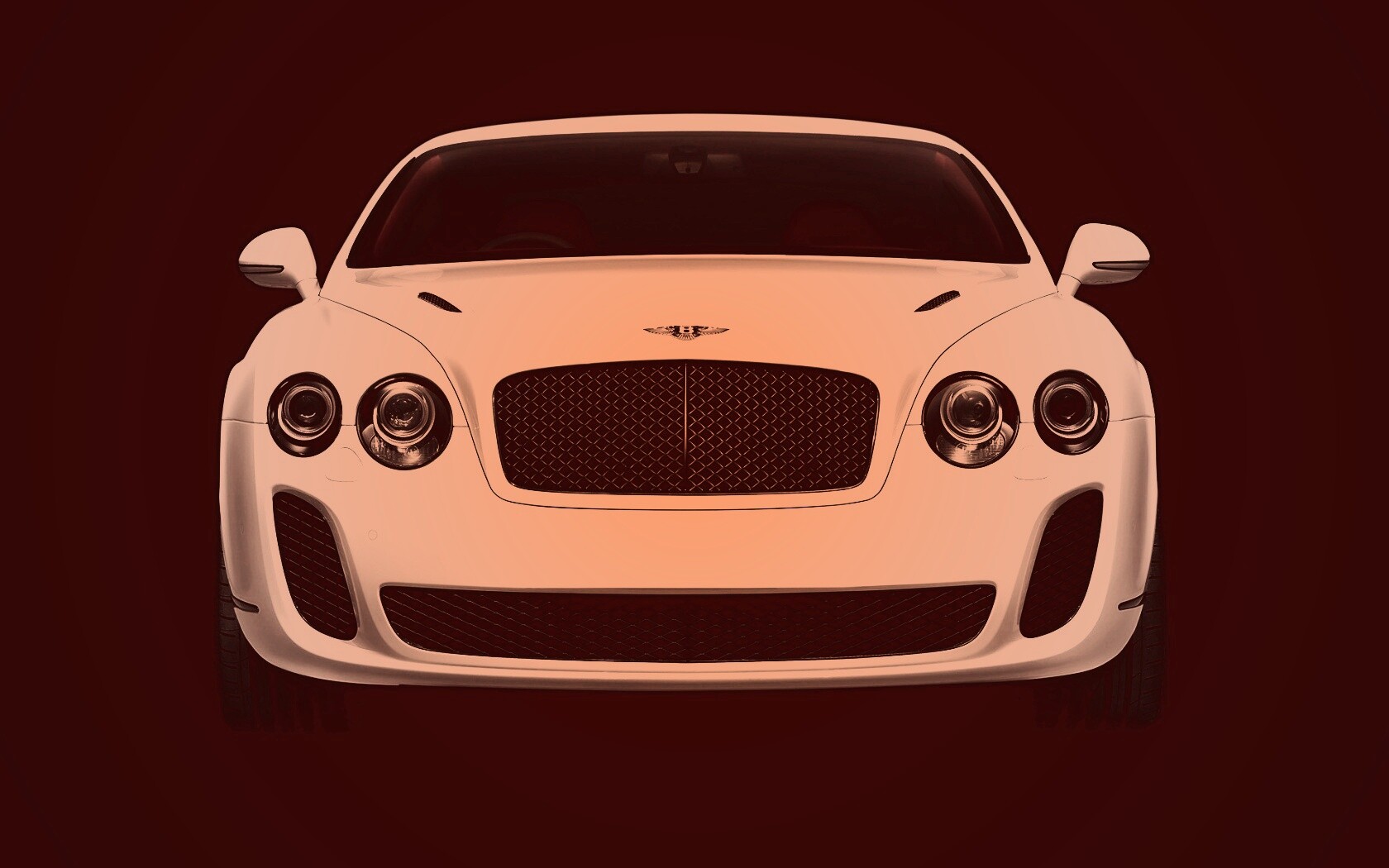 Белый Бентли Континентал обои