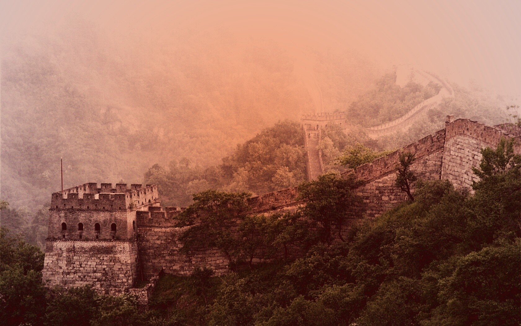 Великая китайская стена обои
