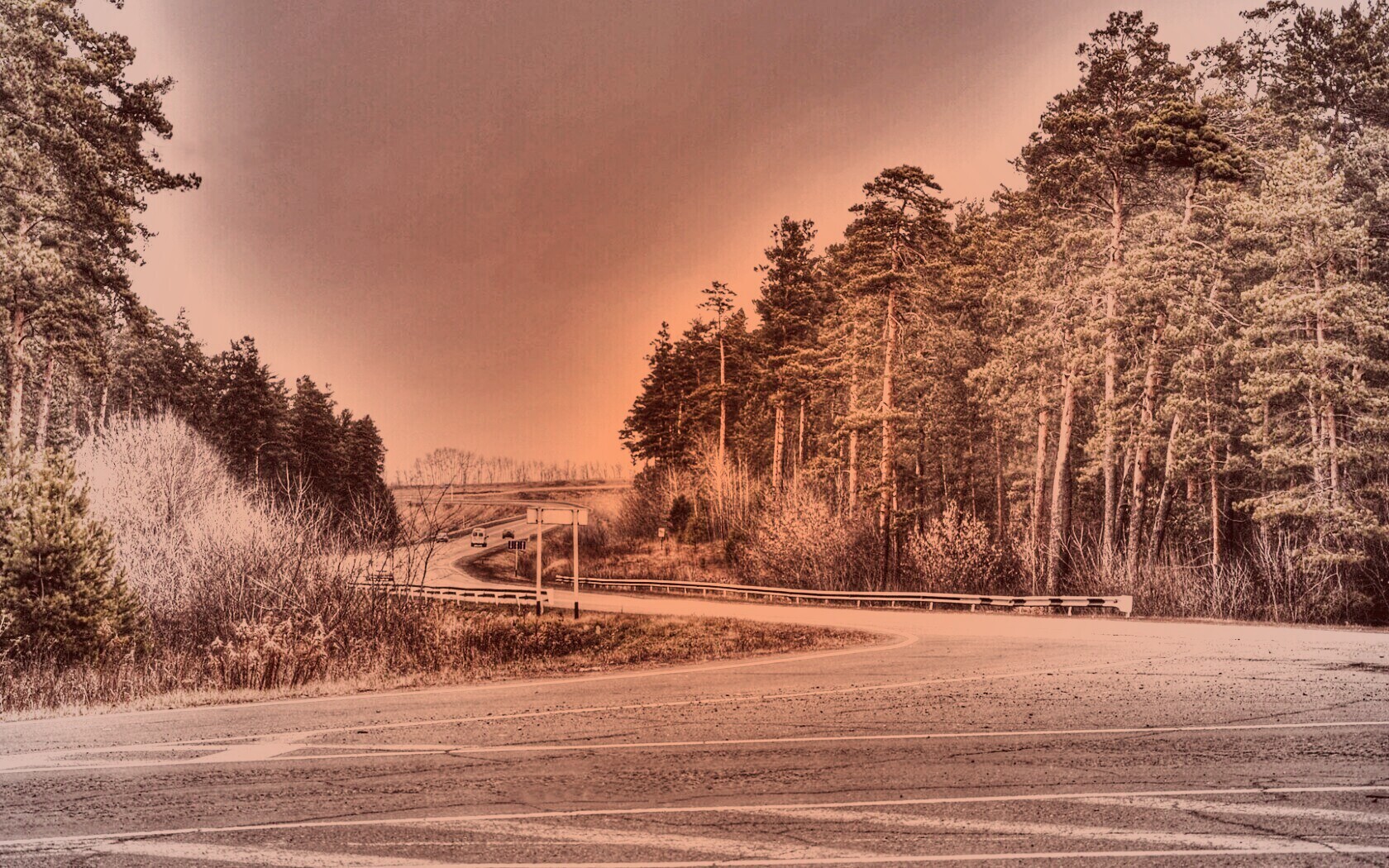 Дорога обои