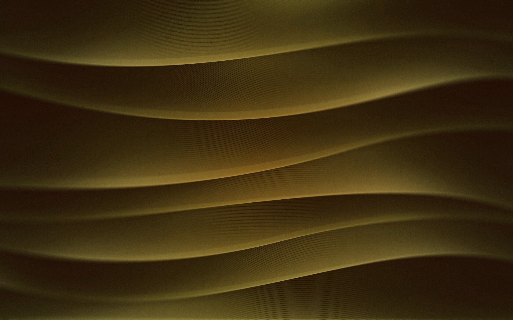 Зелёные горизонтальные волны обои