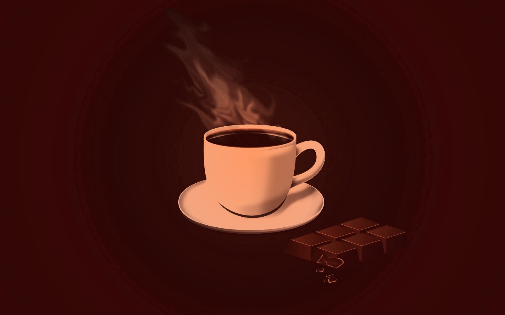 Горячий шоколад обои