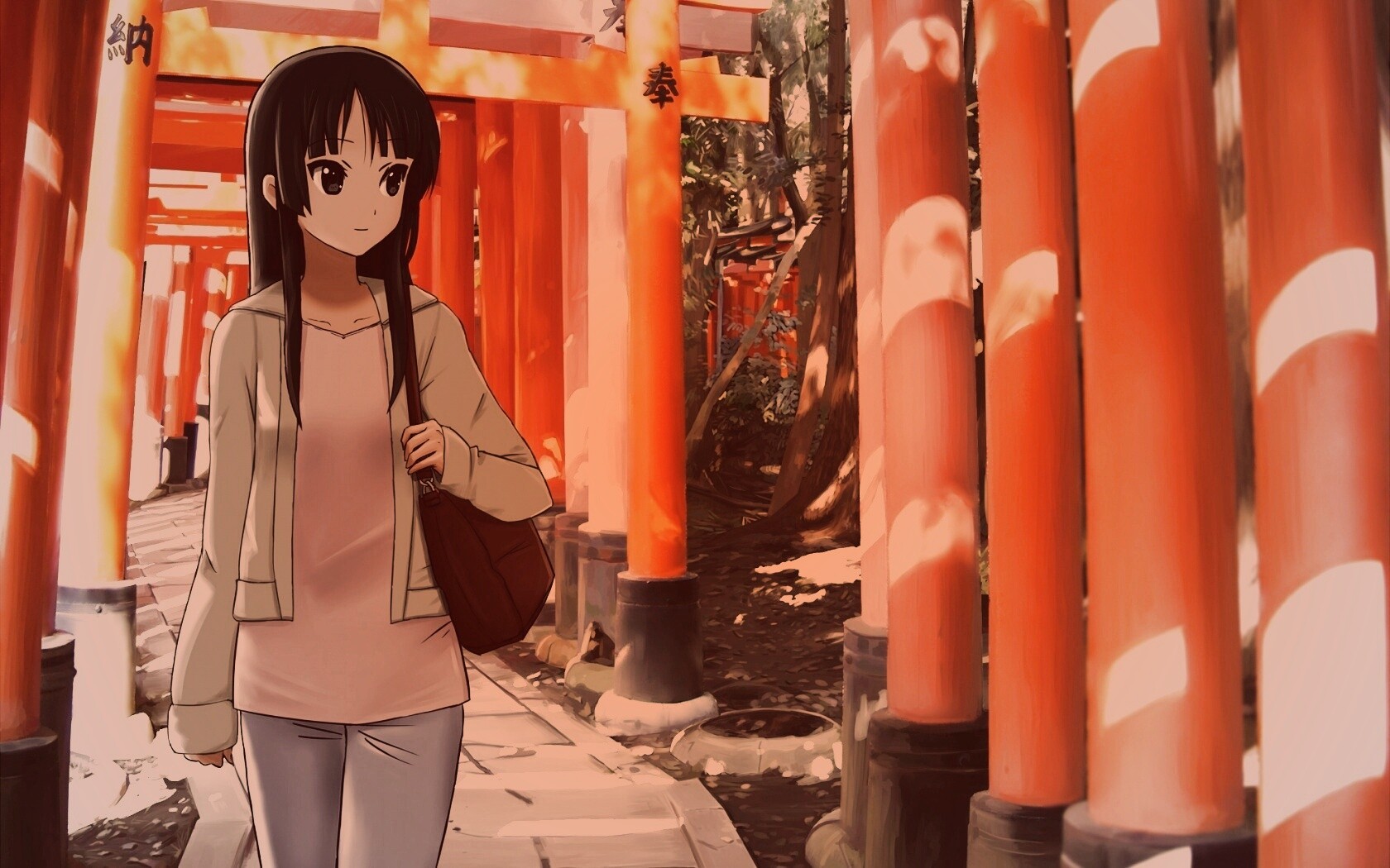 Акияма Мио обои