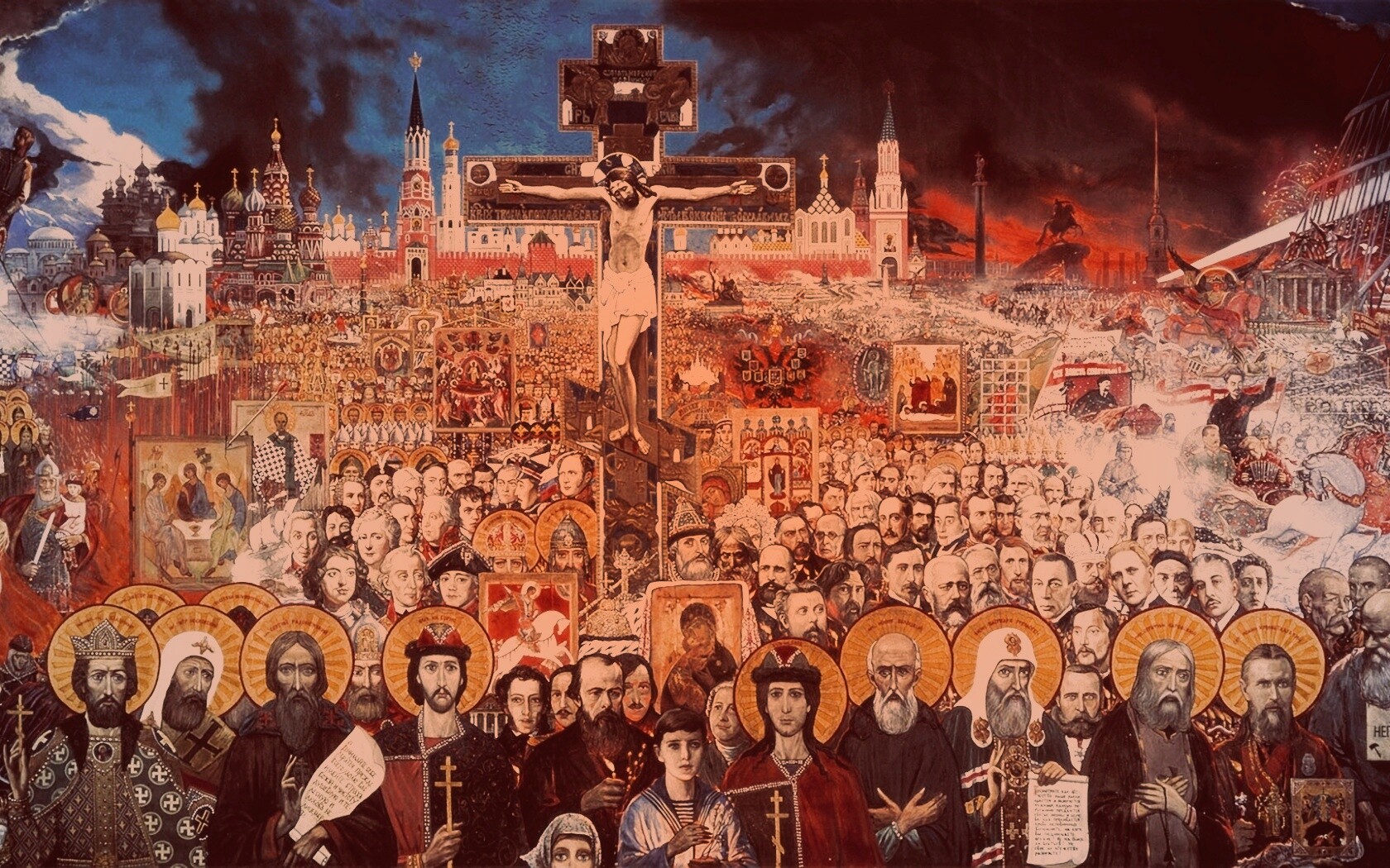 Илья Глазунов "Вечная Россия" обои