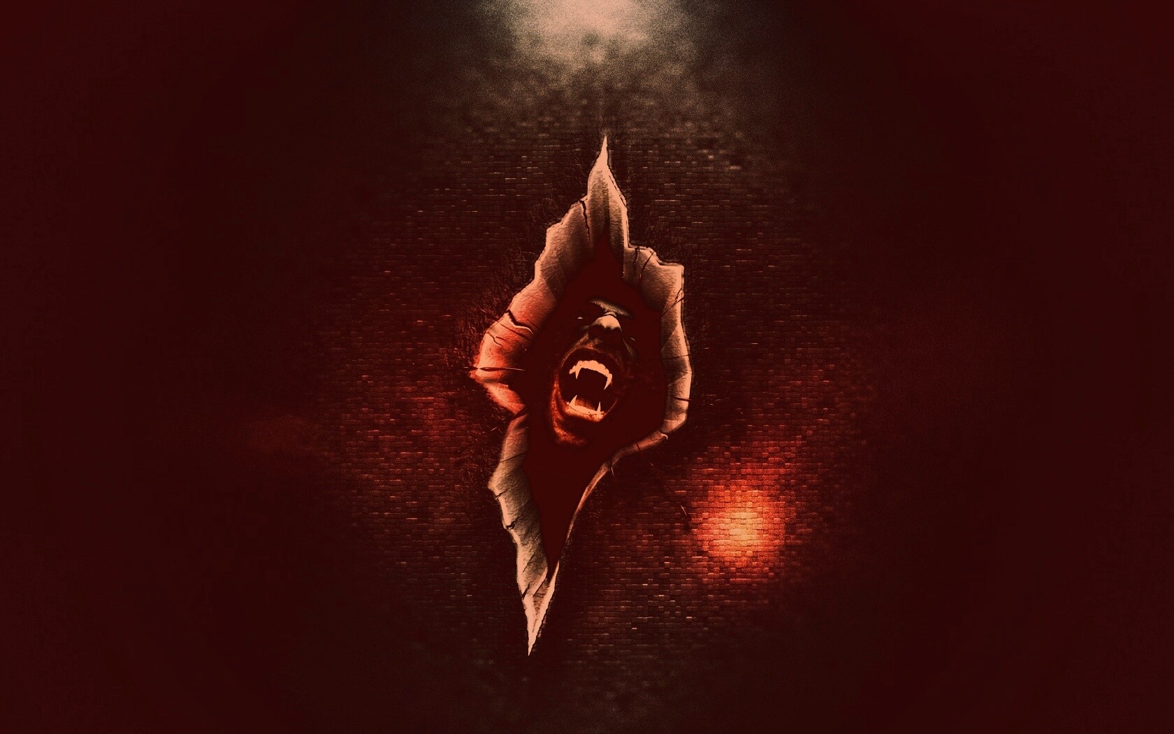 Монстр из ращелины обои