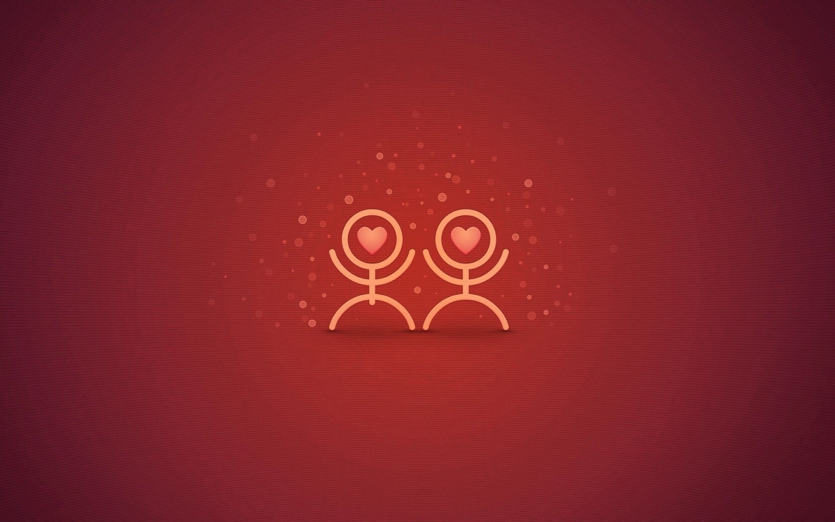 Влюблённые человечки обои