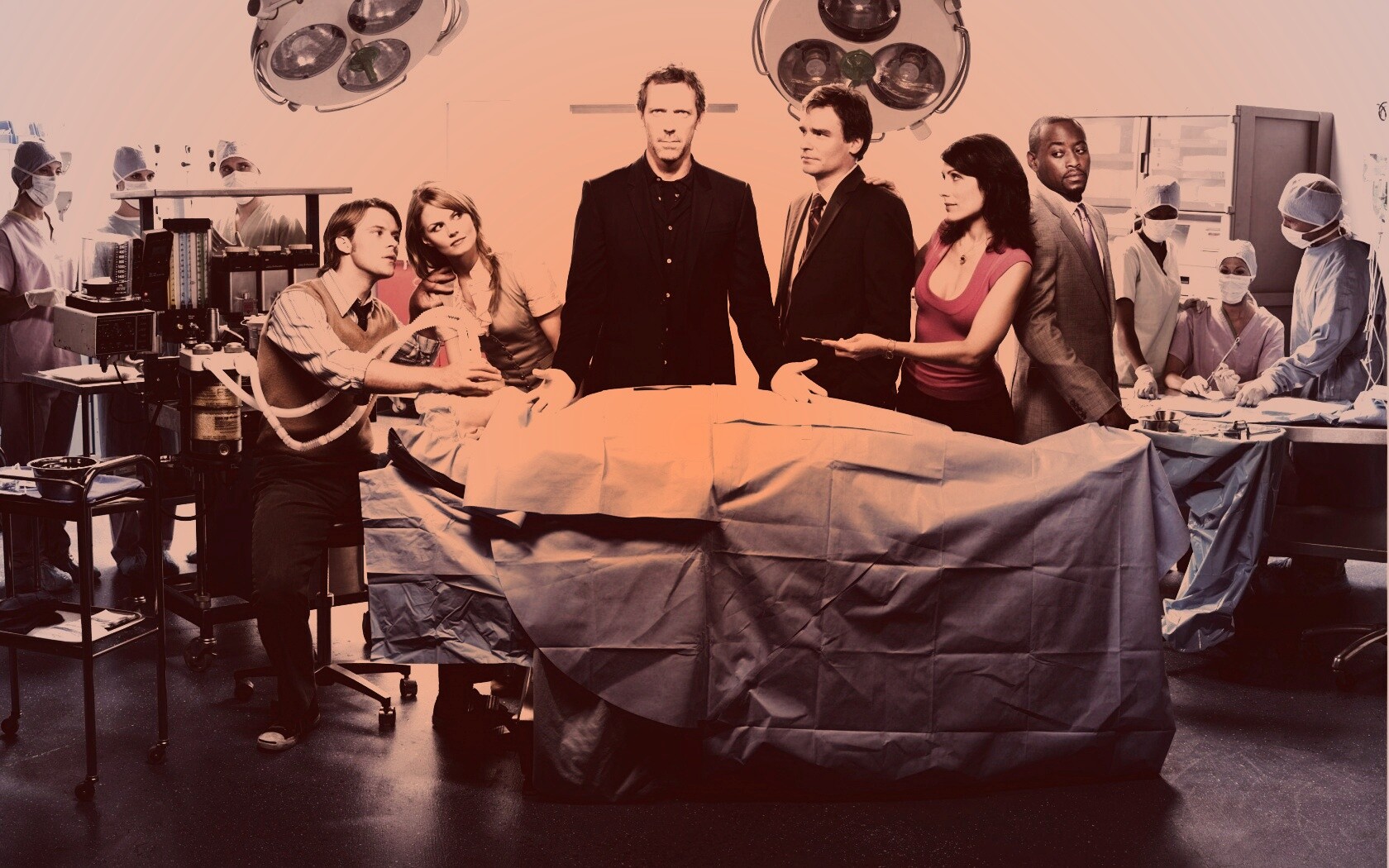 Герои сериала "Доктор Хаус" обои